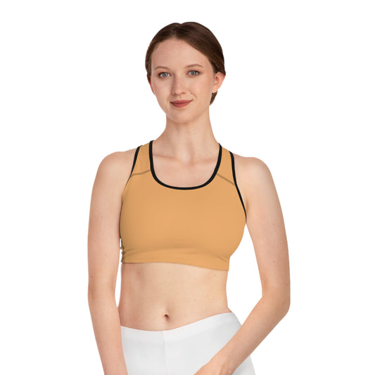 Orange Color Sports Bra, Orange Sports Bra 4