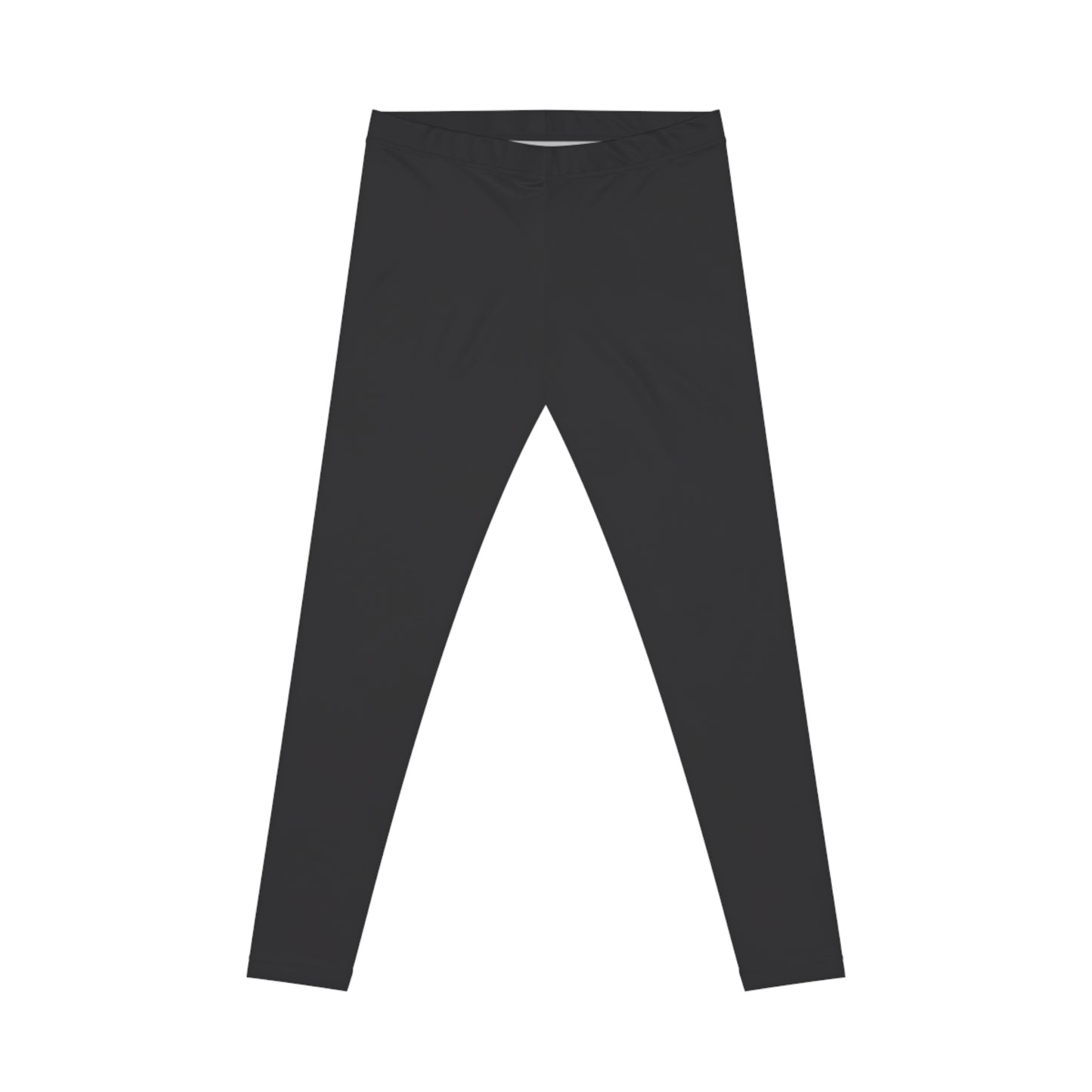 Shadow Grey Color Women's Poly-Span Casual Leggings Print Everyday Activewear Pants