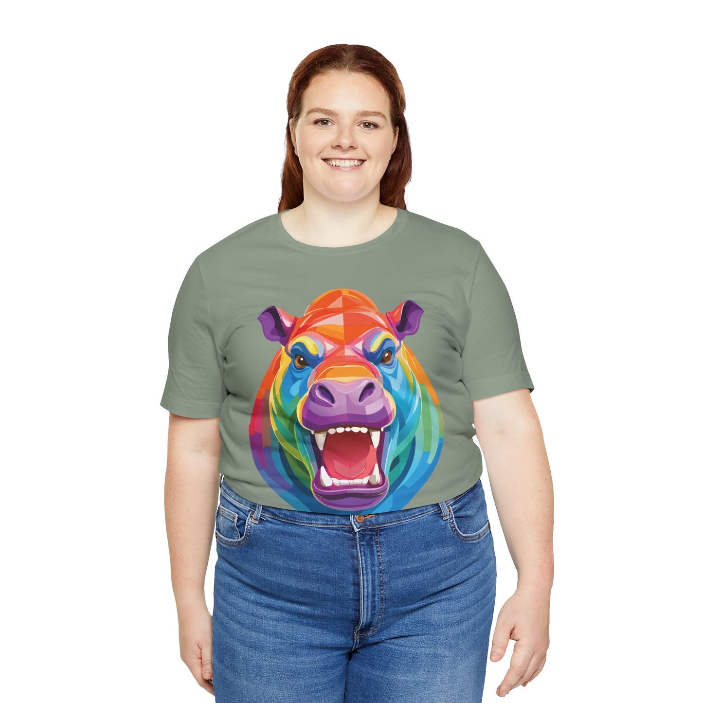 Unisex Animal Shirt with Animals Graphic Tee Art Design Wild Animals Shirt Tee for Everyone