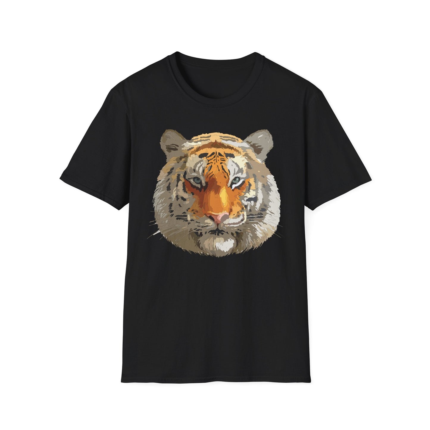 Unisex Tiger Shirt Animal Print Tee Gildan Softstyle Cotton Quality