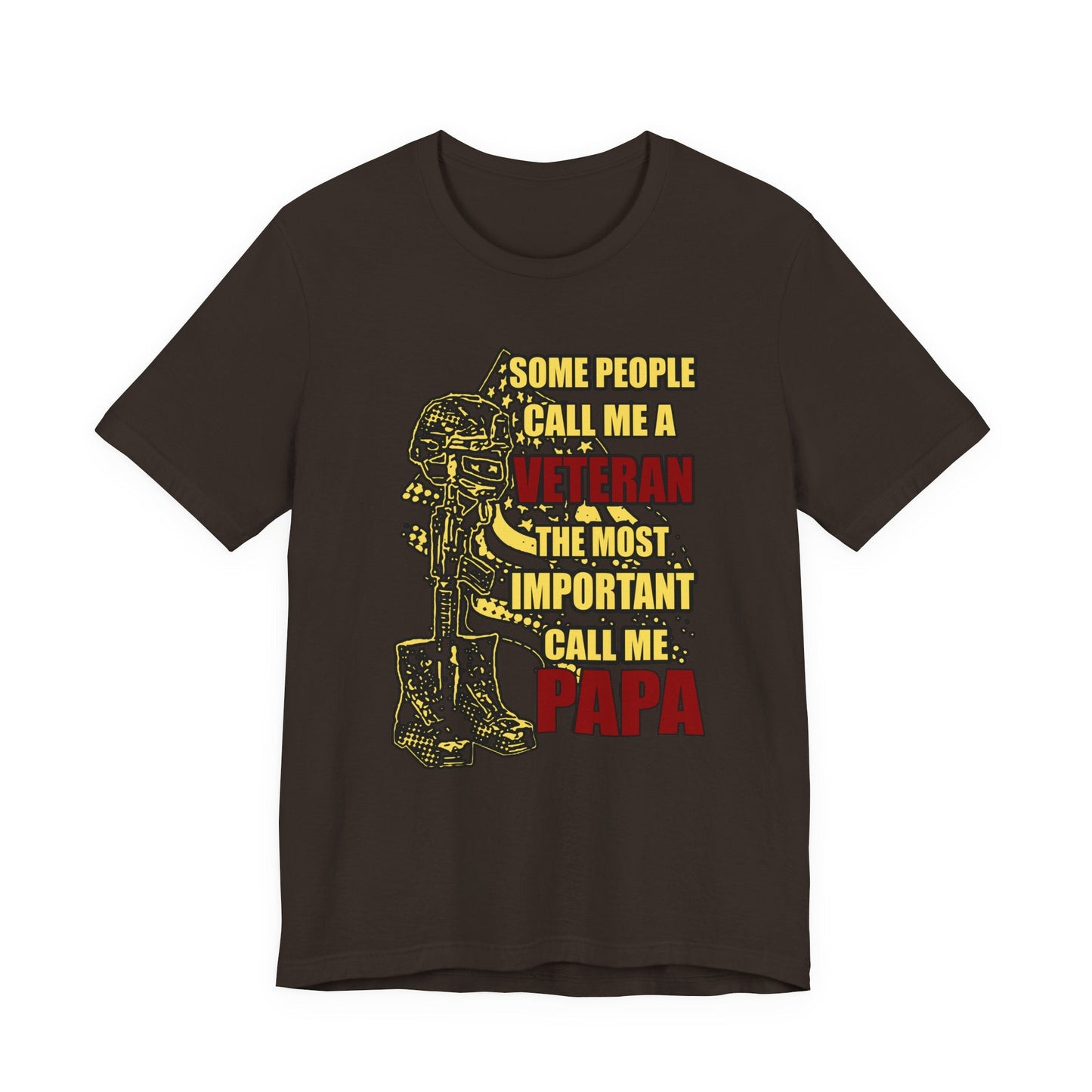 Army Veteran Patriotic Graphic Design Unisex Cotton T-Shirt v58