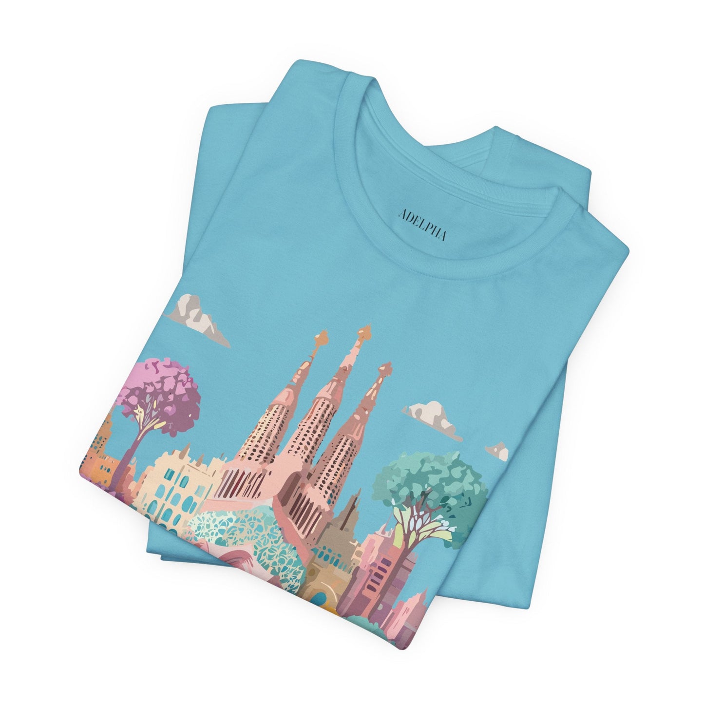 Unisex Graphic Tee With Original Vintage Inspired Artwork By Barcelona Style