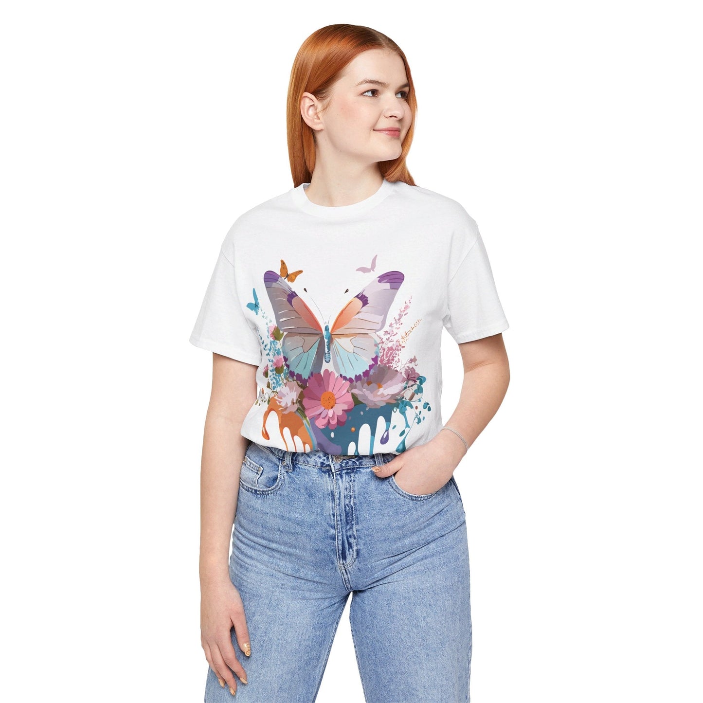 Butterfly Graphic Tee Adelpha Vintage Inspired Unisex Short Sleeve Shirt