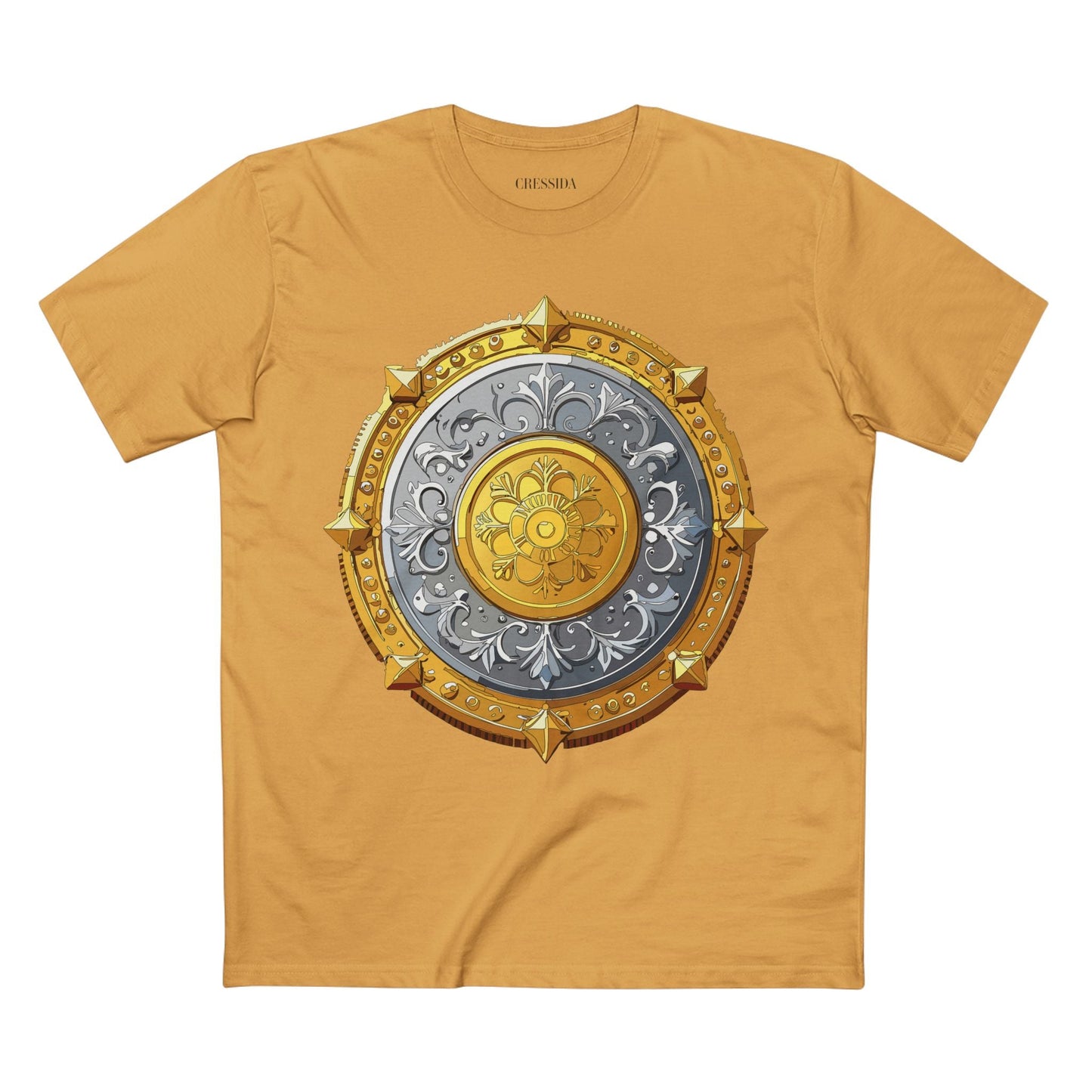 Antique Gold Coin Graphic Design T-Shirt Unisex 100 Cotton With Golden Print Artwork Tee 22