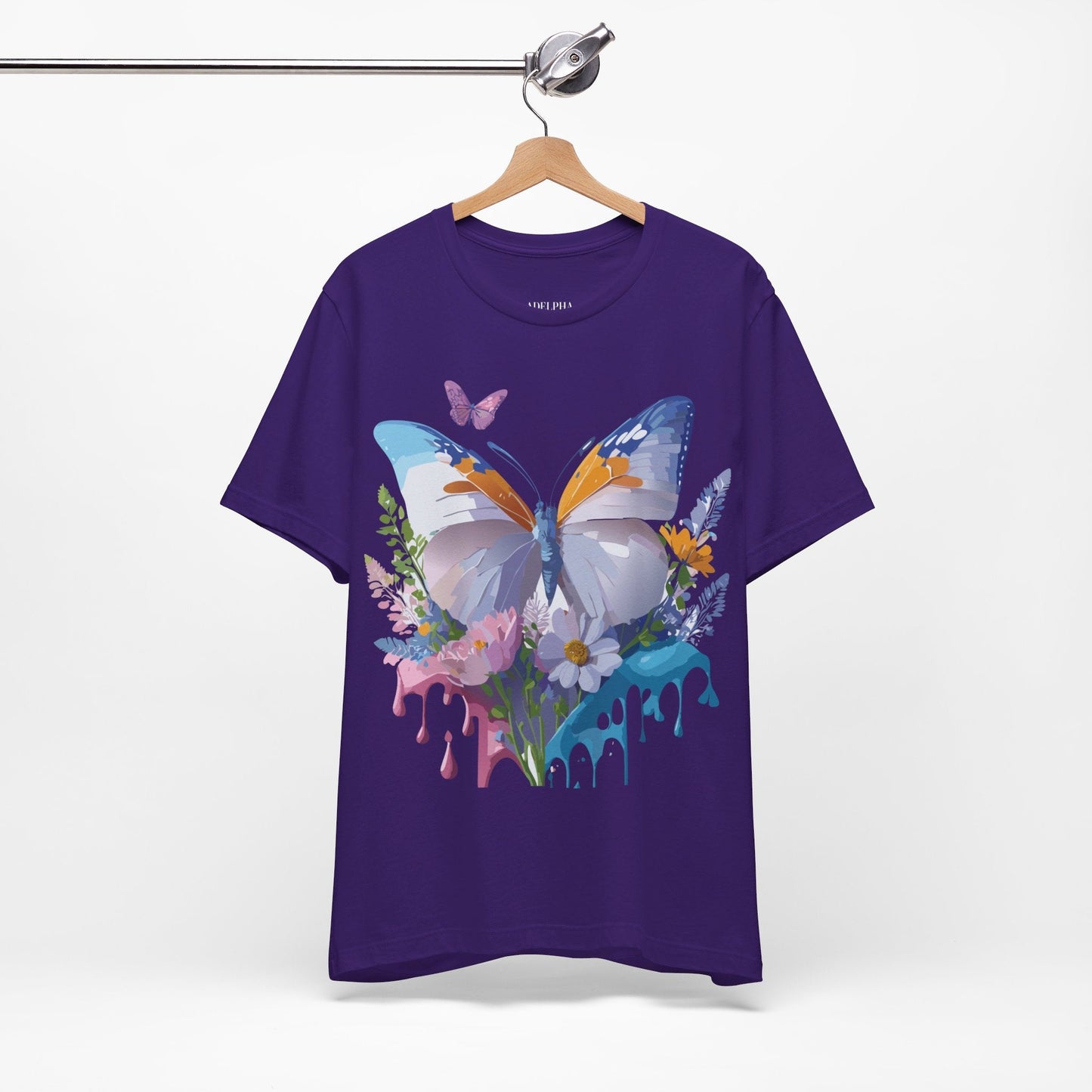 Adelpha Butterfly Graphic Tee Vintage Inspired Unisex Short Sleeve Shirt