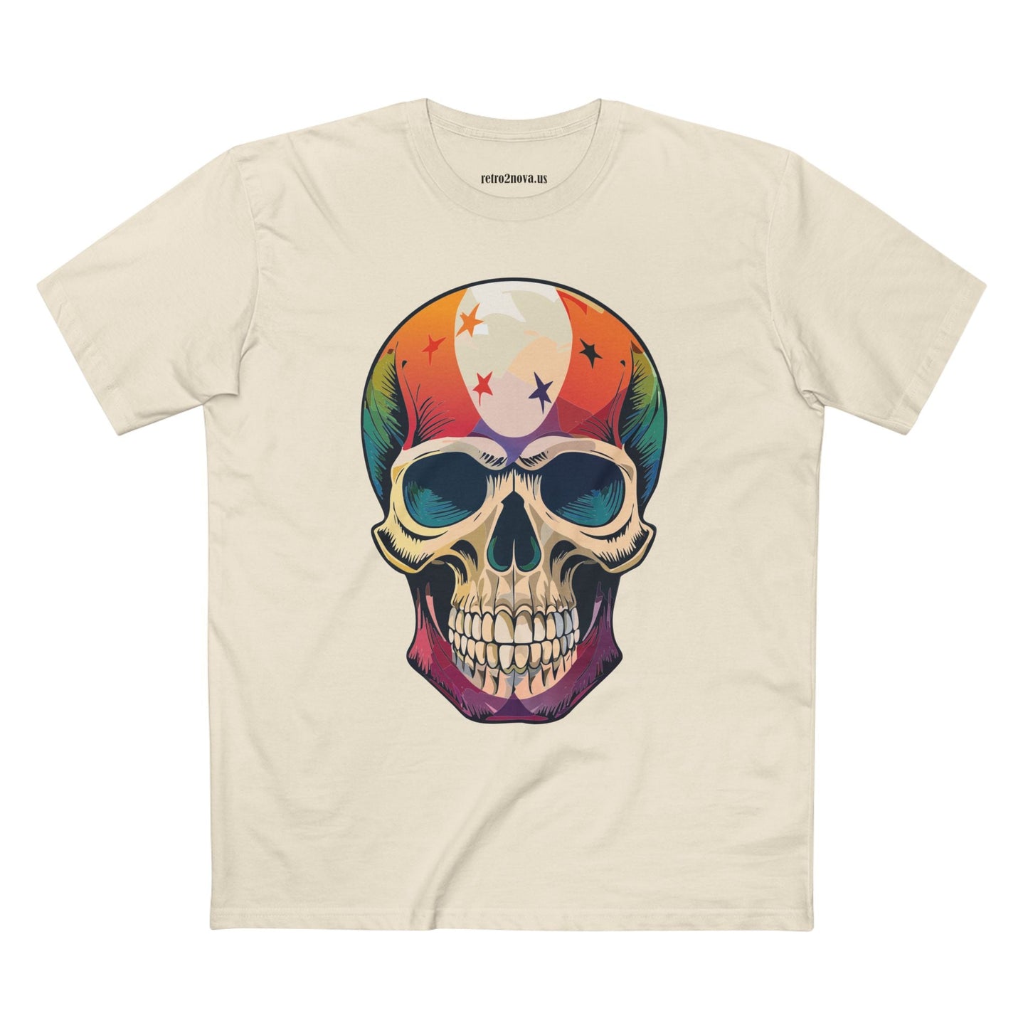 Skull And Skeleton Shirt Unisex Premium Cotton Staple Tee With Art Design Retro2Nova SS7