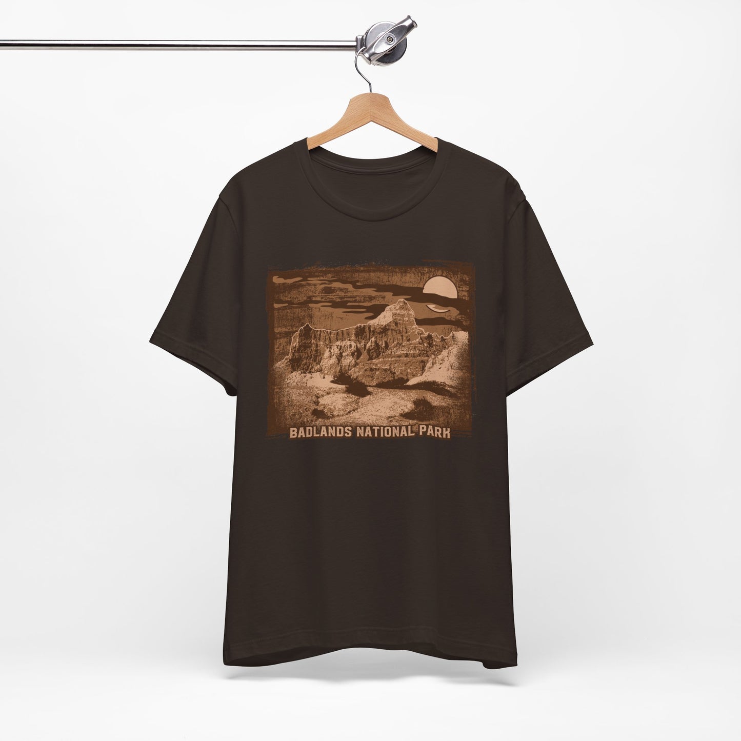 Badlands Retro Poster Graphic Design Tee, Badlands Shirt, Vintage Tees, Art Design T-Shirt, Graphic Tee, Retro Art Shirts