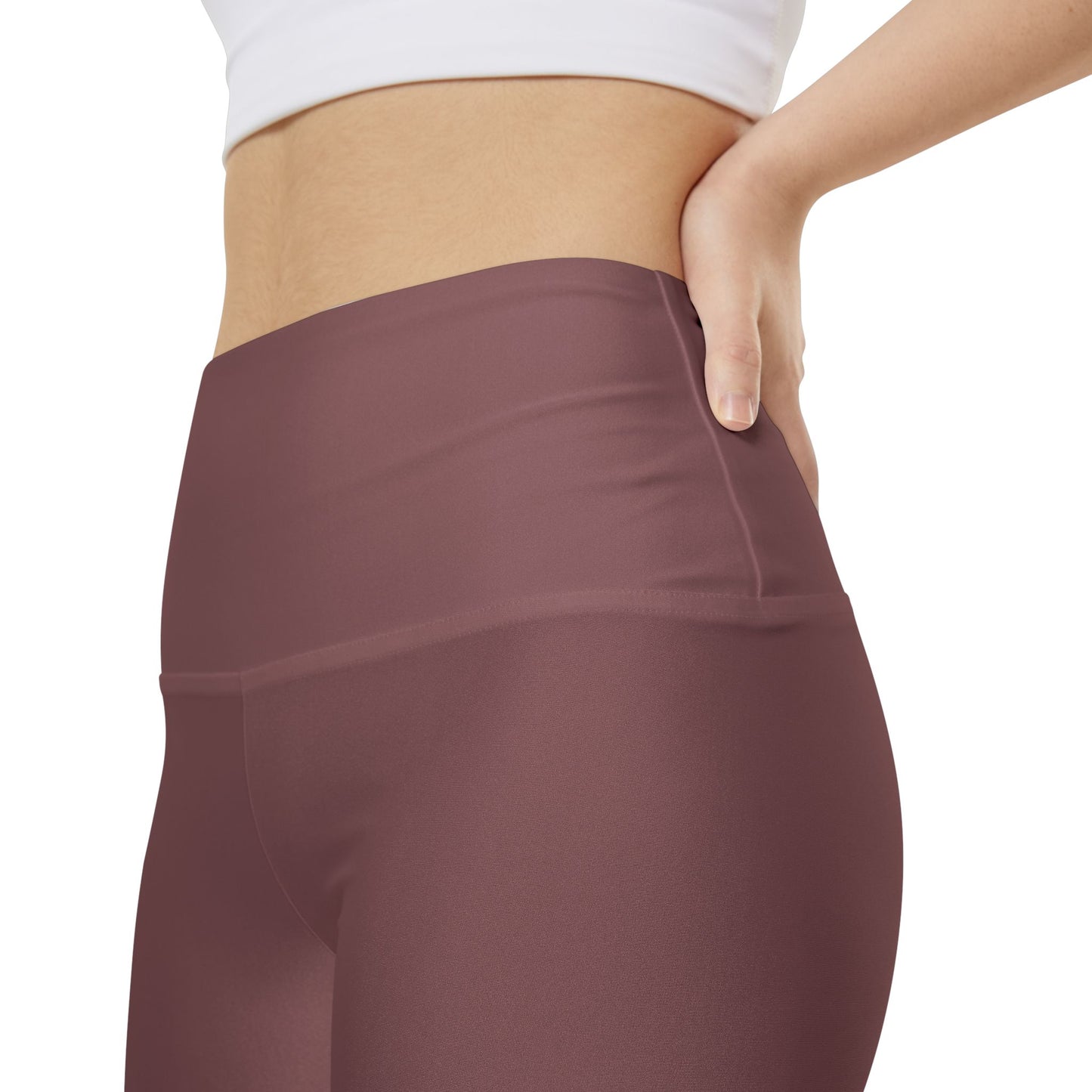 Smoky Rose Mauve Bike Shorts — Women’s Workout Biker Shorts for Yoga, Gym & Everyday Athleisure