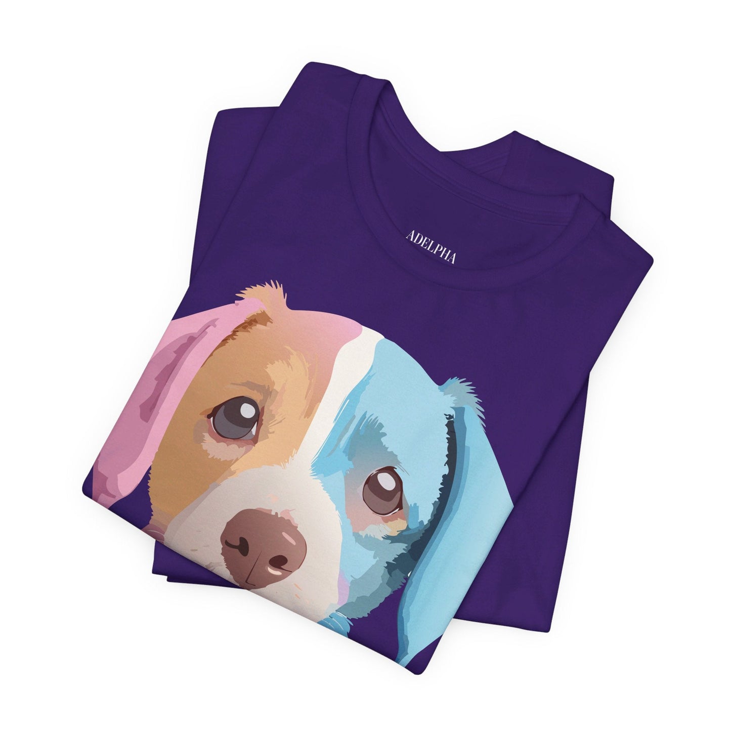 Vintage Inspired Dog Graphic Tee Unisex Jersey Short Sleeve Premium Adelpha Art Design