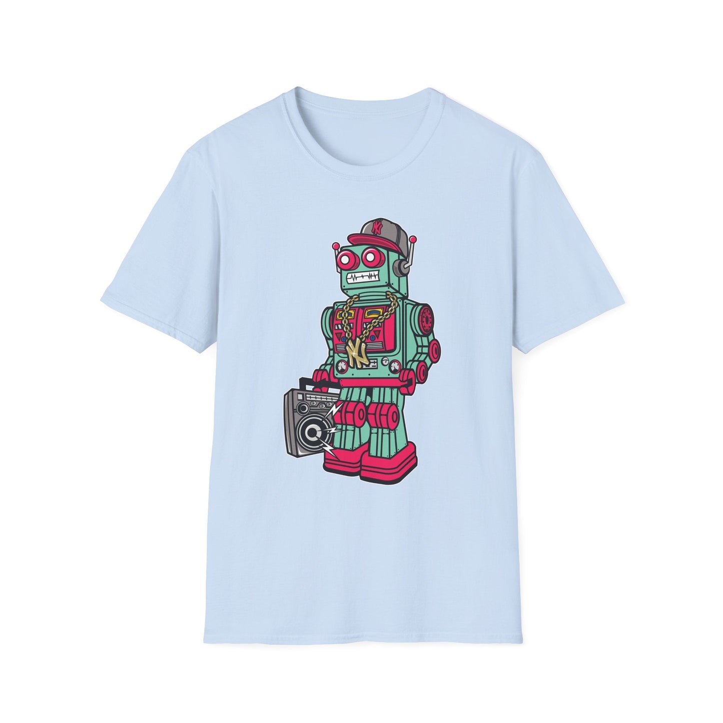 Cartoon T Shirt Animation Tee Funny Unisex Gildan Softstyle 64000 Ring Spun Cotton