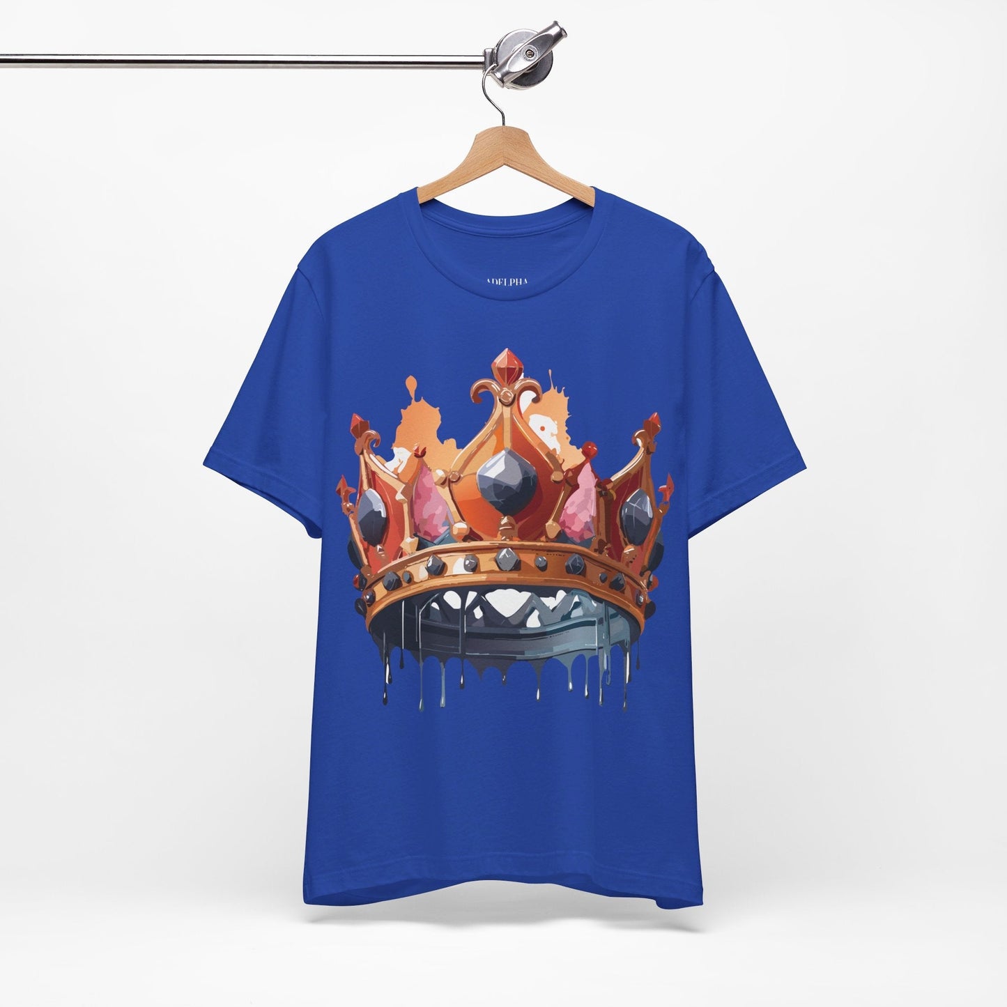 Adelpha Crown Graphic Tee Unisex Jersey Short Sleeve Art Design Vintage Inspired Shirt
