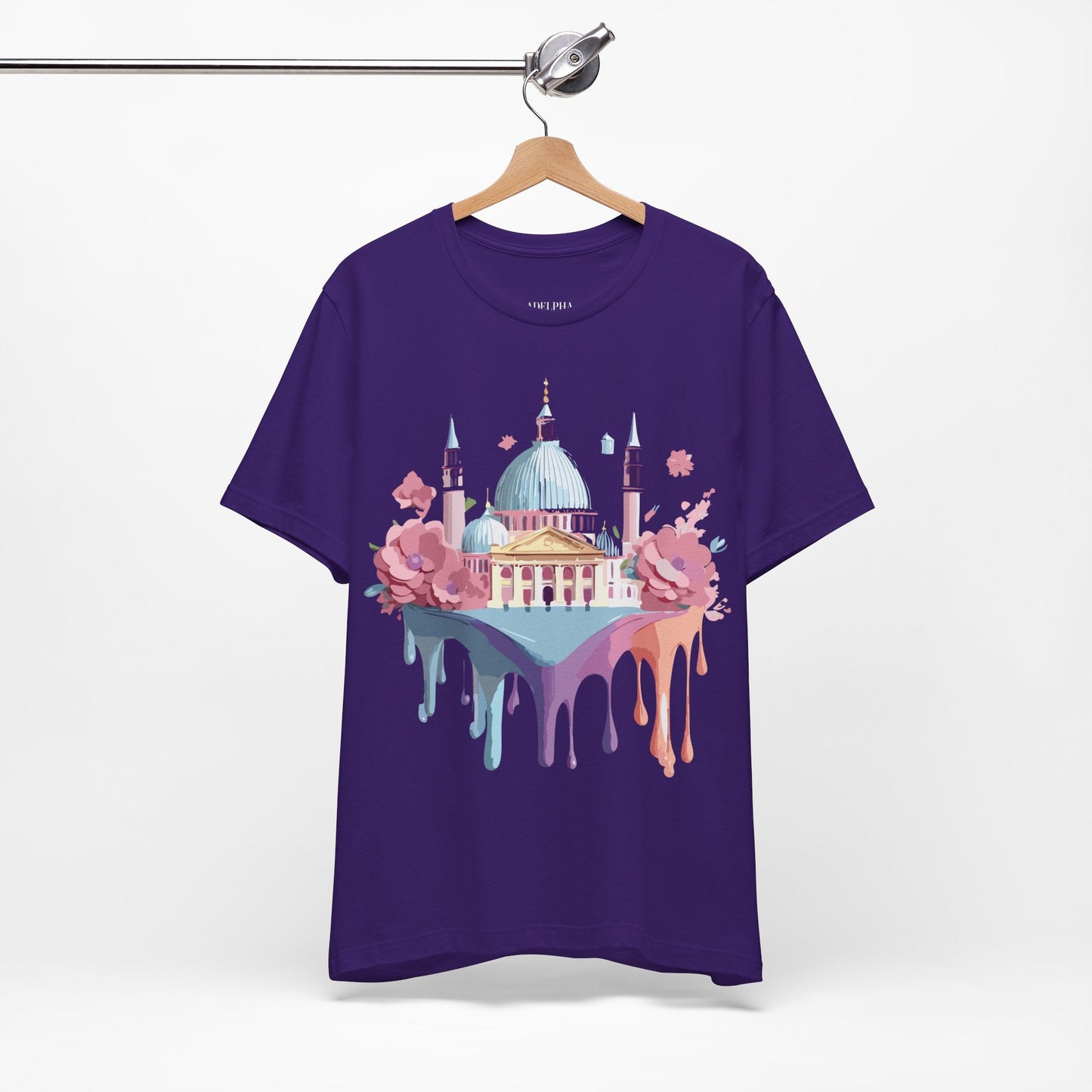 Venice Tourist Shirt Unisex Graphic Tee With Vintage Inspired Adelpha Artwork For Everyday Wear