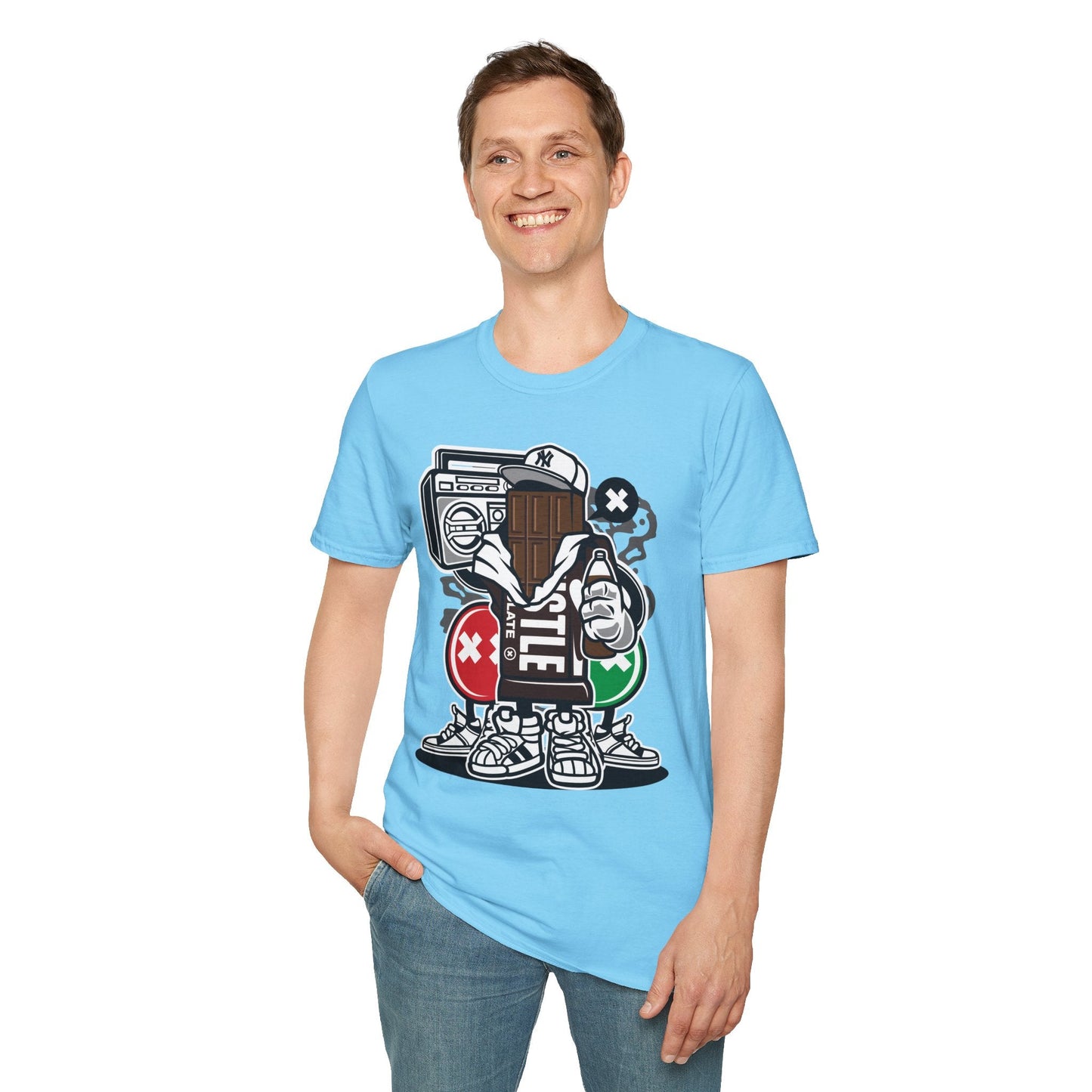 Gildan Softstyle Unisex Cartoon T Shirt Animation Funny Tee Breathable 100 Percent Cotton