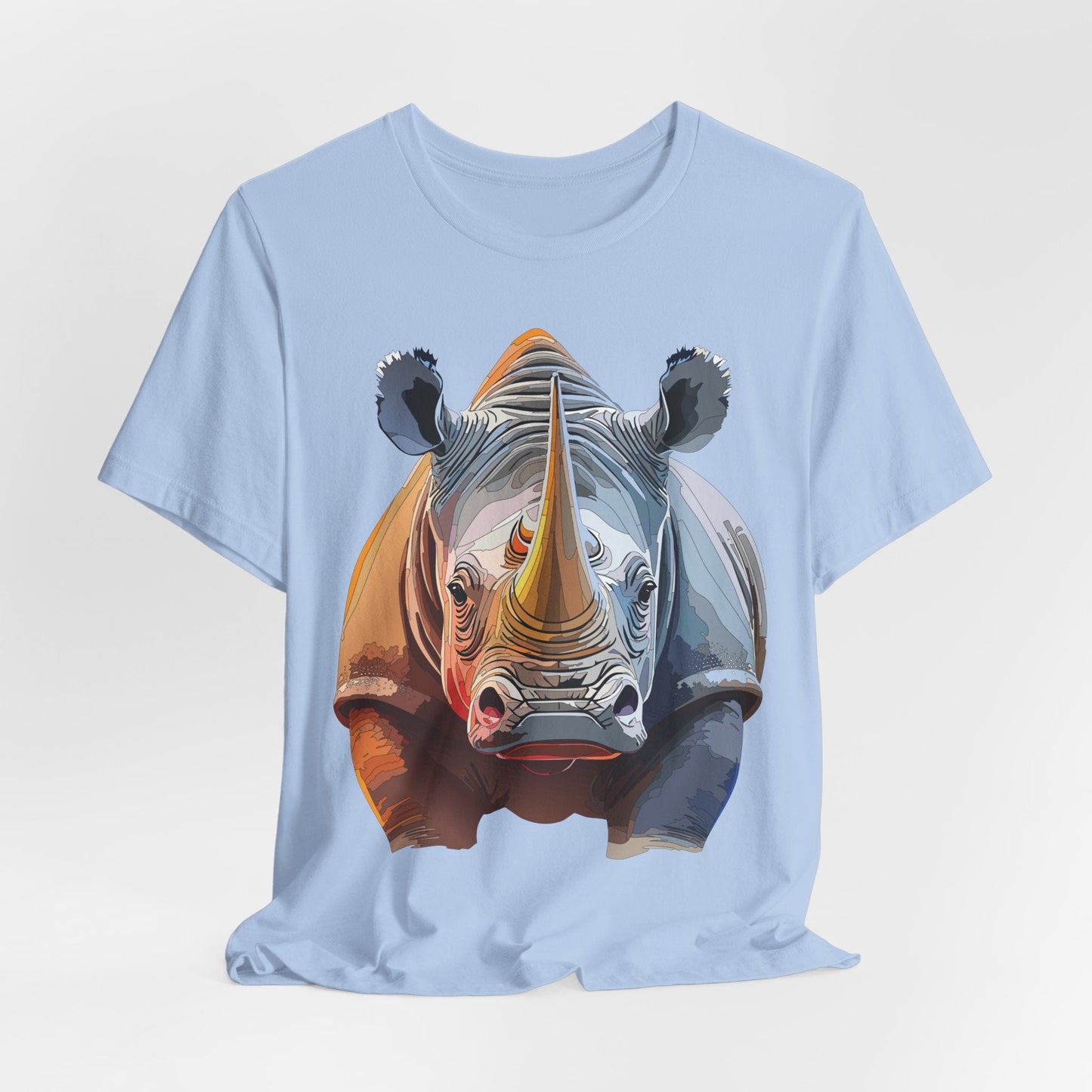Unisex Animal Graphic Tee Shirt With Art Design Wild Animals Shirt Gildan Softstyle Cotton