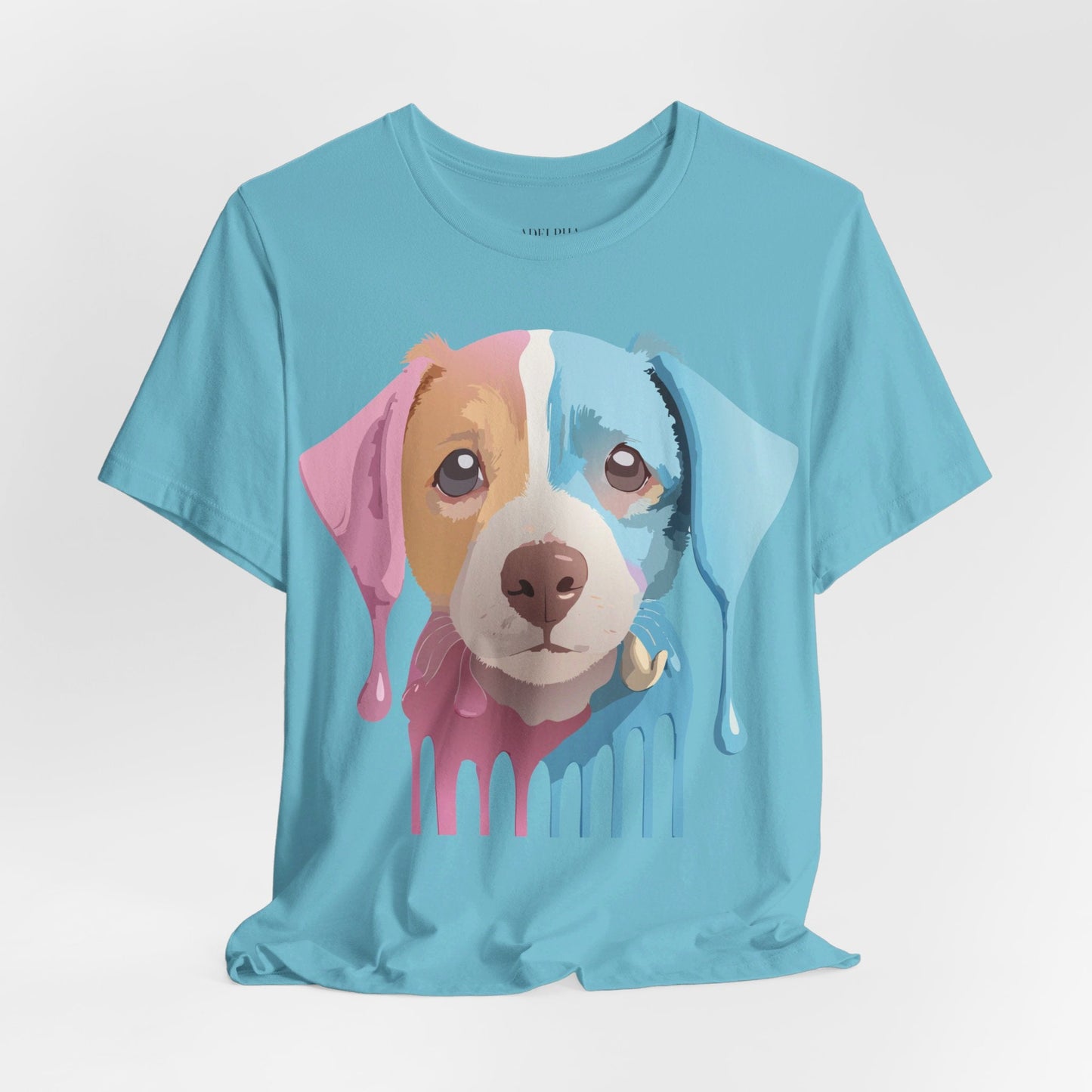 Unisex Dog Graphic Tee With Vintage Inspired Artwork By Adelpha Short Sleeve Casual Shirt