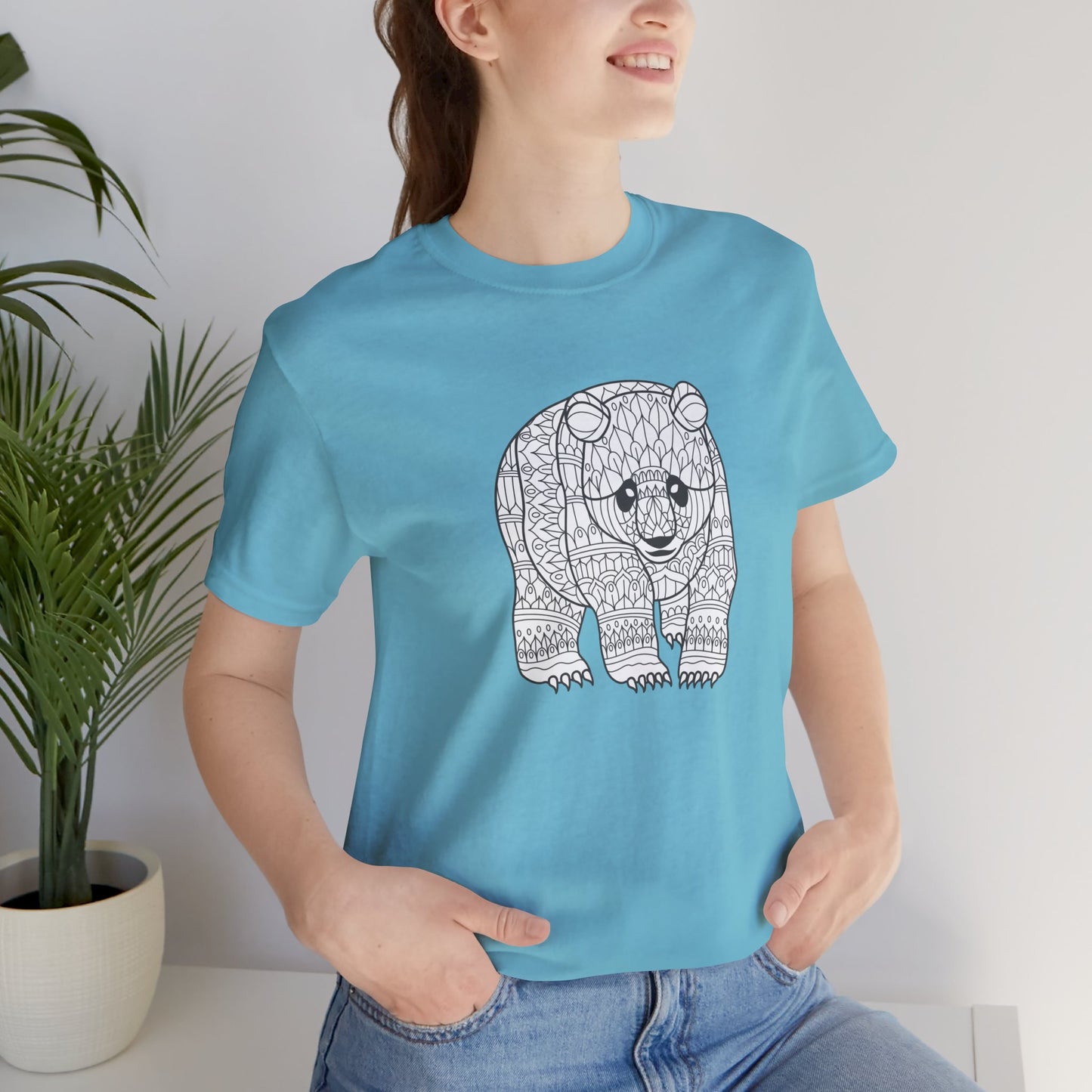 Unisex Tee Shirt with animals Print