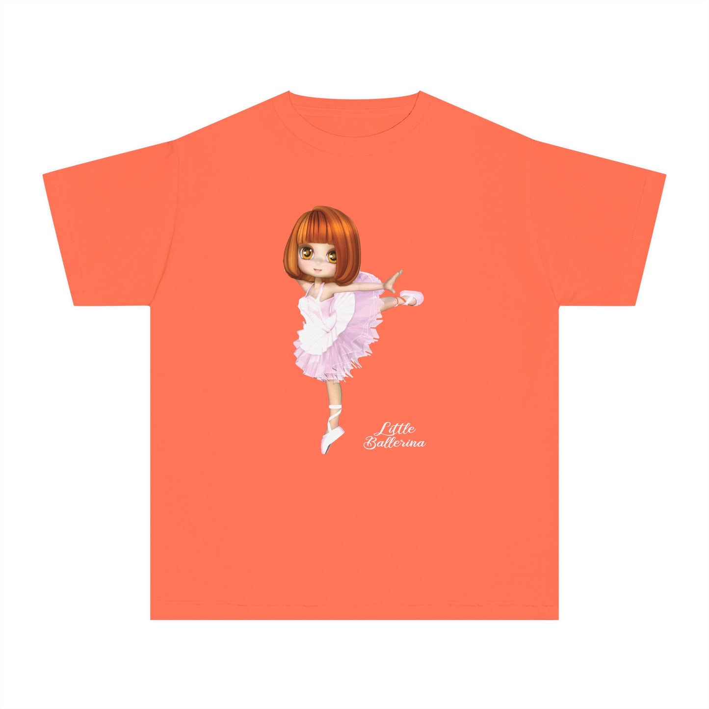 Youth Tee Shirt with Little Ballerina