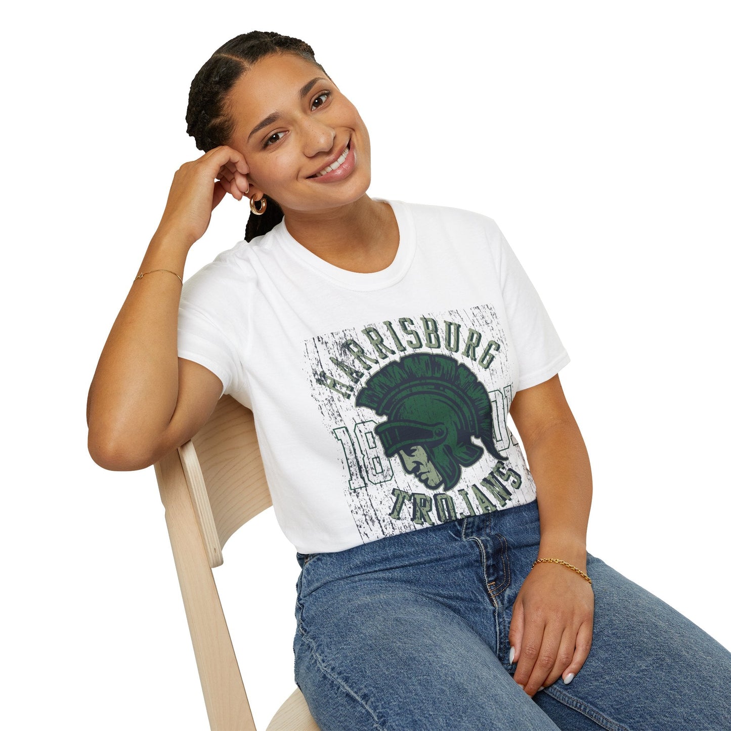 Unisex Gildan Softstyle 64000 Art Design Graphic T Shirt With Artwork Print For Everyday Wear