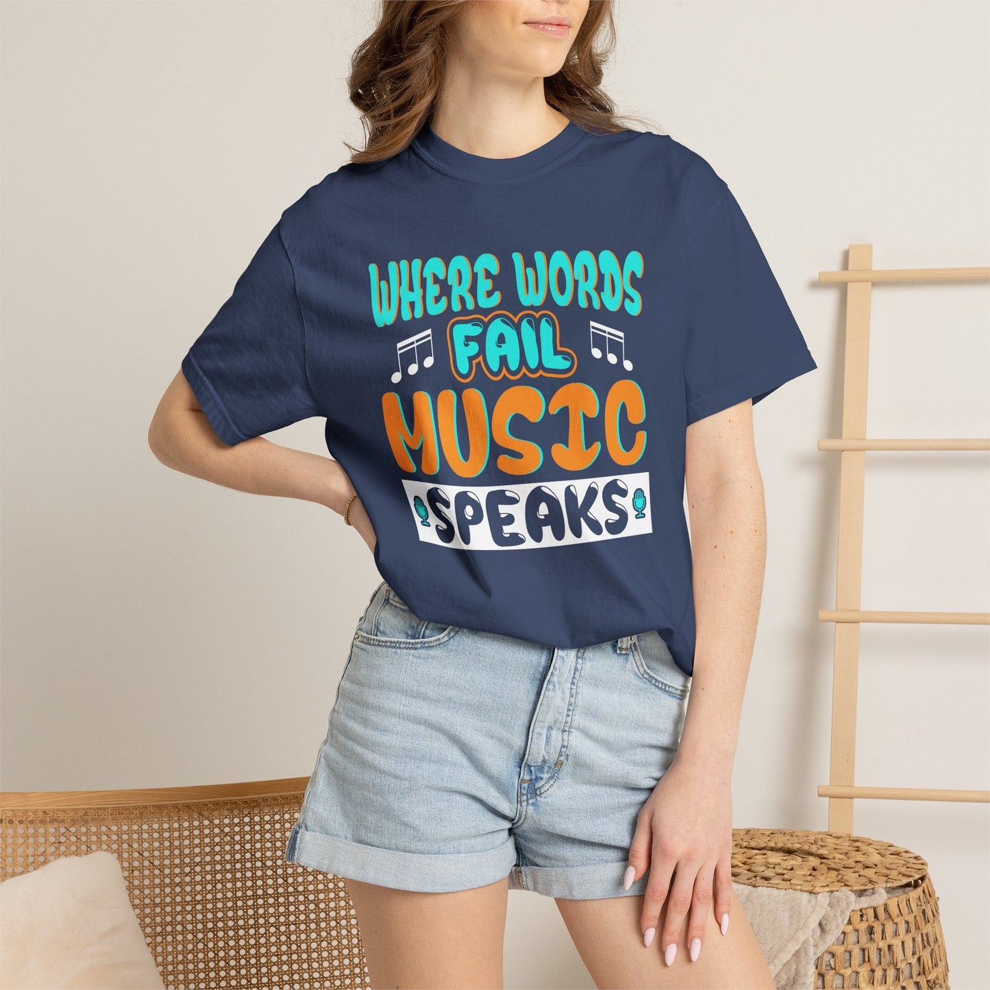 Music Graphic Design Unisex Cotton T-shirt 084