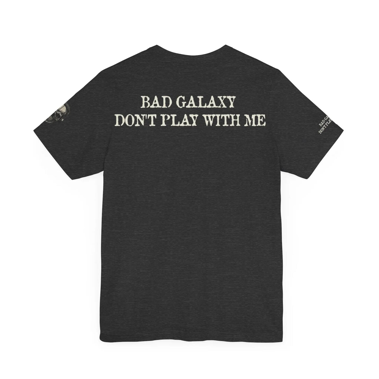 Skull T Shirt From Bad Galaxy 100 Percent Cotton Eco Friendly Made In USA With Durable Stitching