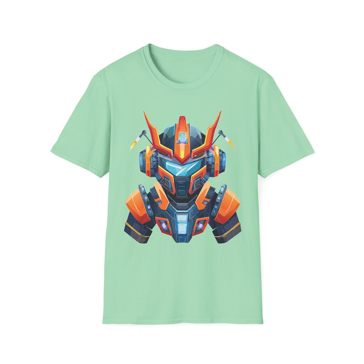 Cortoon Cyborg  Robot Terminator Graphic Tee Gildan Unisex 100 Cotton Tee Shirt h07