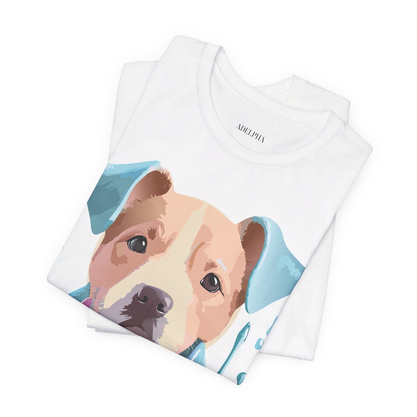 Dog Graphic T Shirt Unisex Jersey Short Sleeve Adelpha Vintage Art Tee Premium Comfort