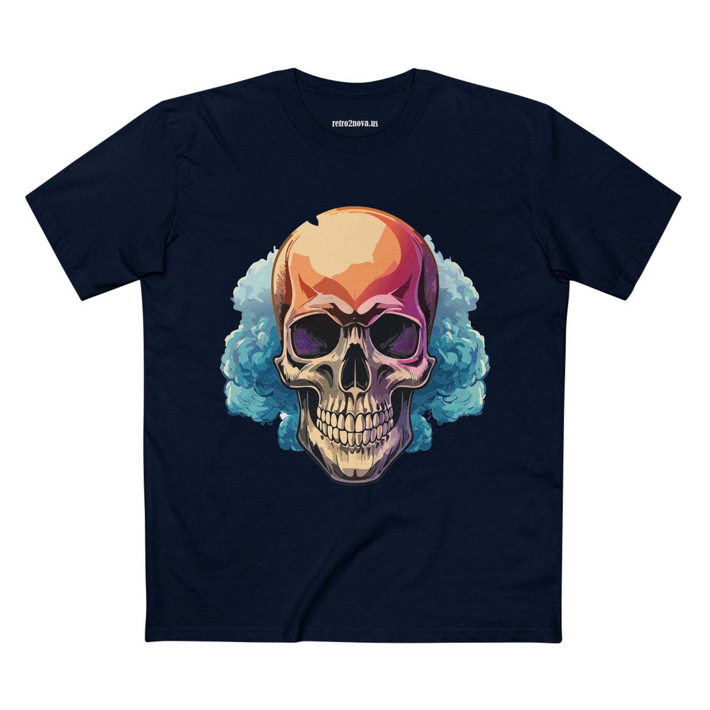 Skull Shirt Skeleton Shirt Unisex Premium Cotton Art Tee From Retro2Nova Original Art Design