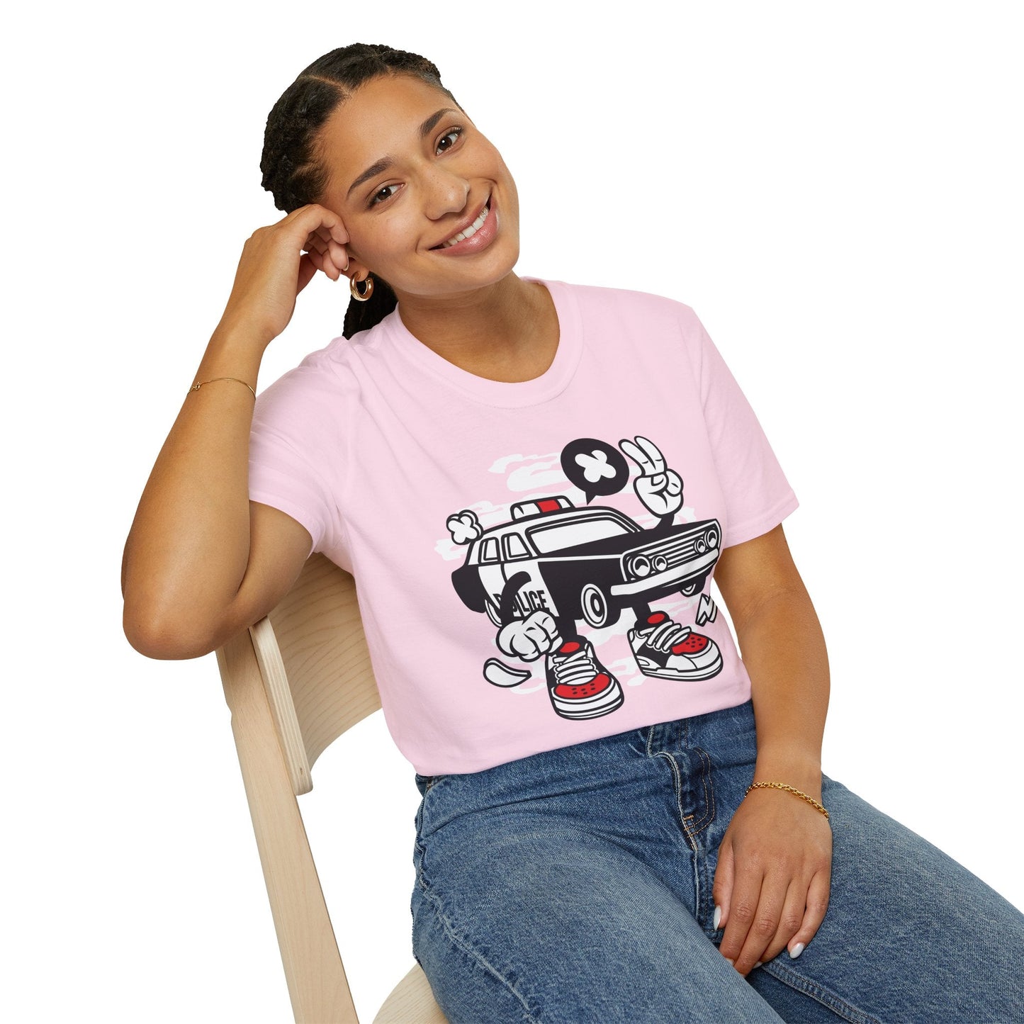 Cartoon T Shirt Animation Tee Funny Unisex Gildan Softstyle 64000 Cotton Tee Comfort