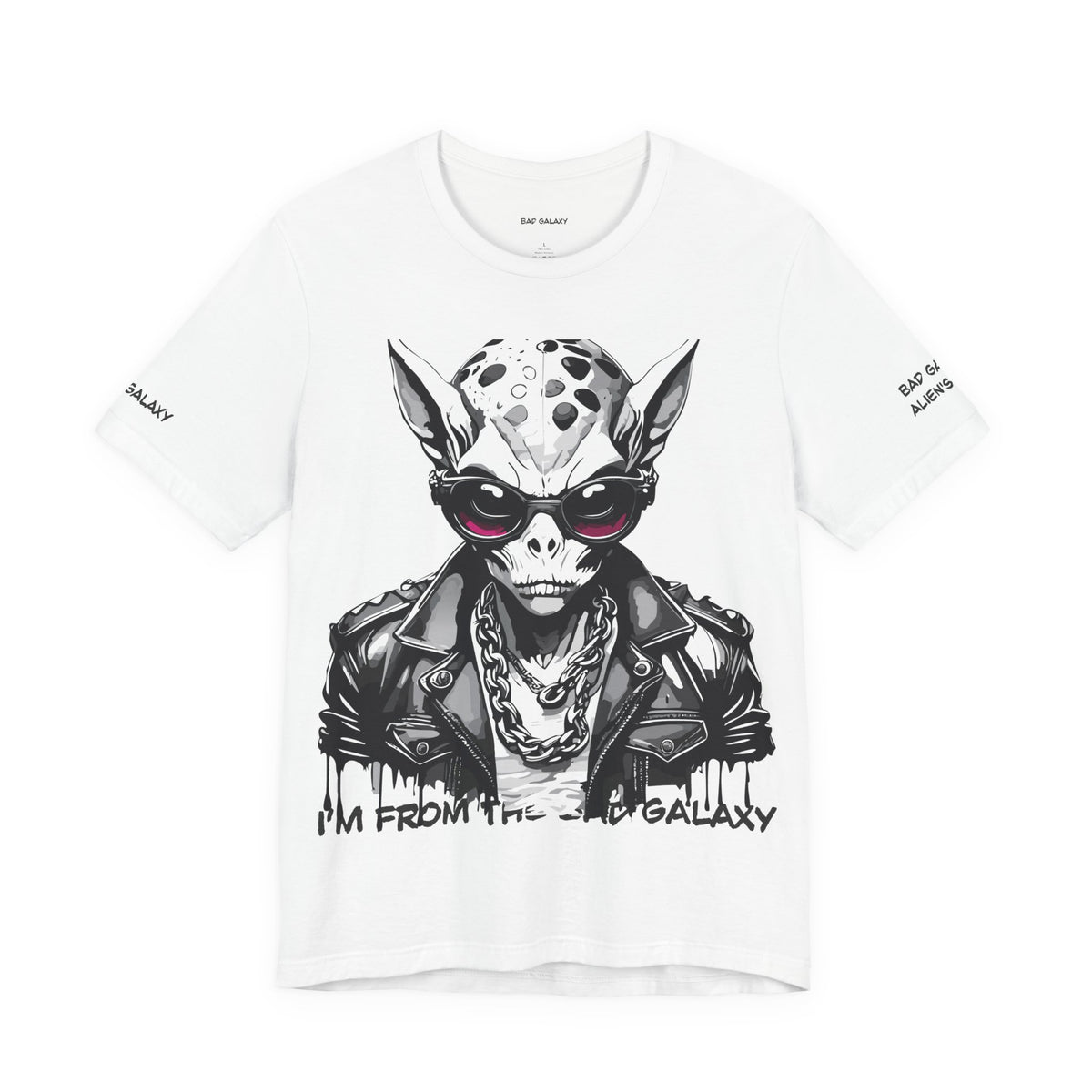 Alien Graphic Unisex Cotton Bella+Canvas Tee with Art Design b50