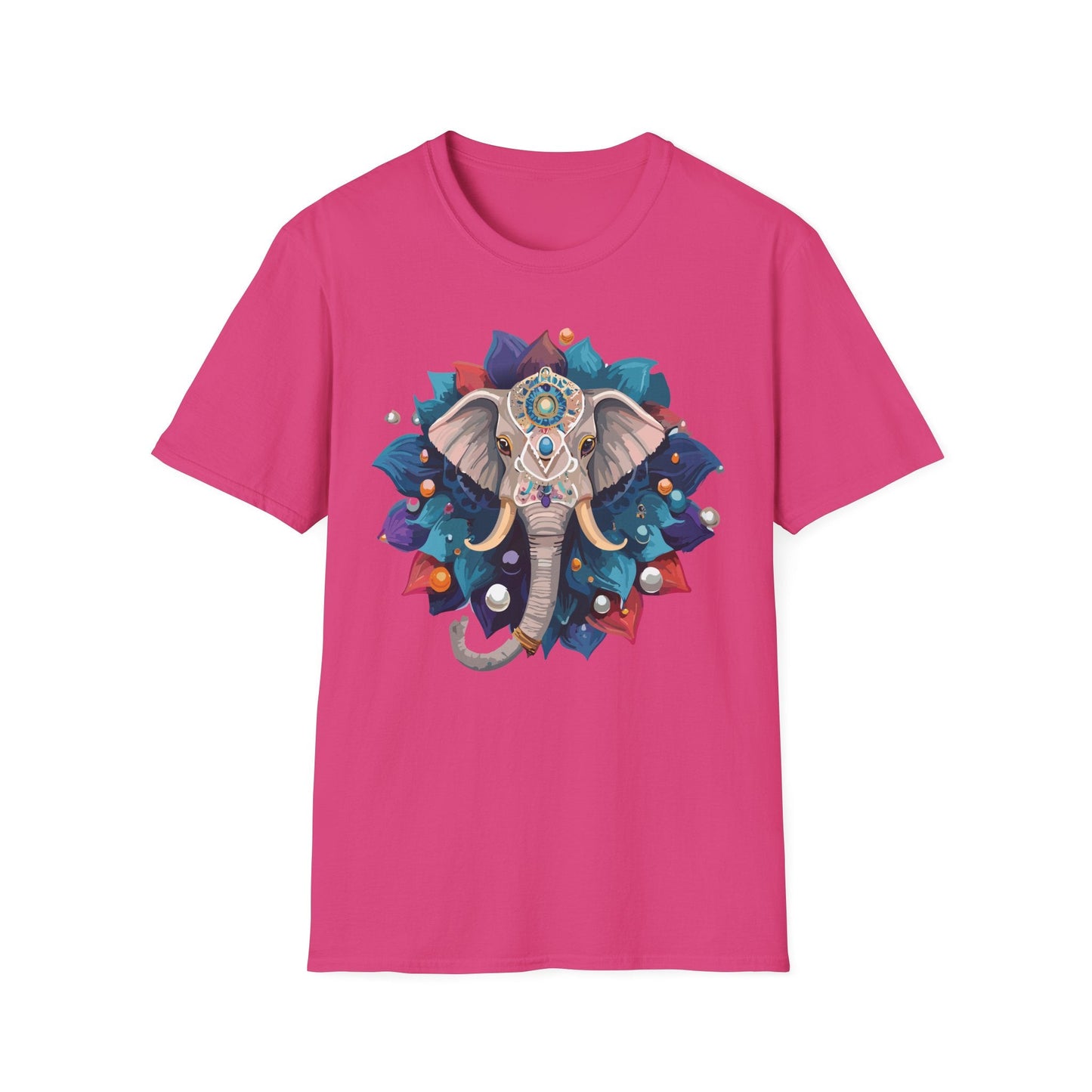Elephant T Shirt Unisex Softstyle 64000 Short Sleeve Cotton Tee Comfortable Everyday Wear