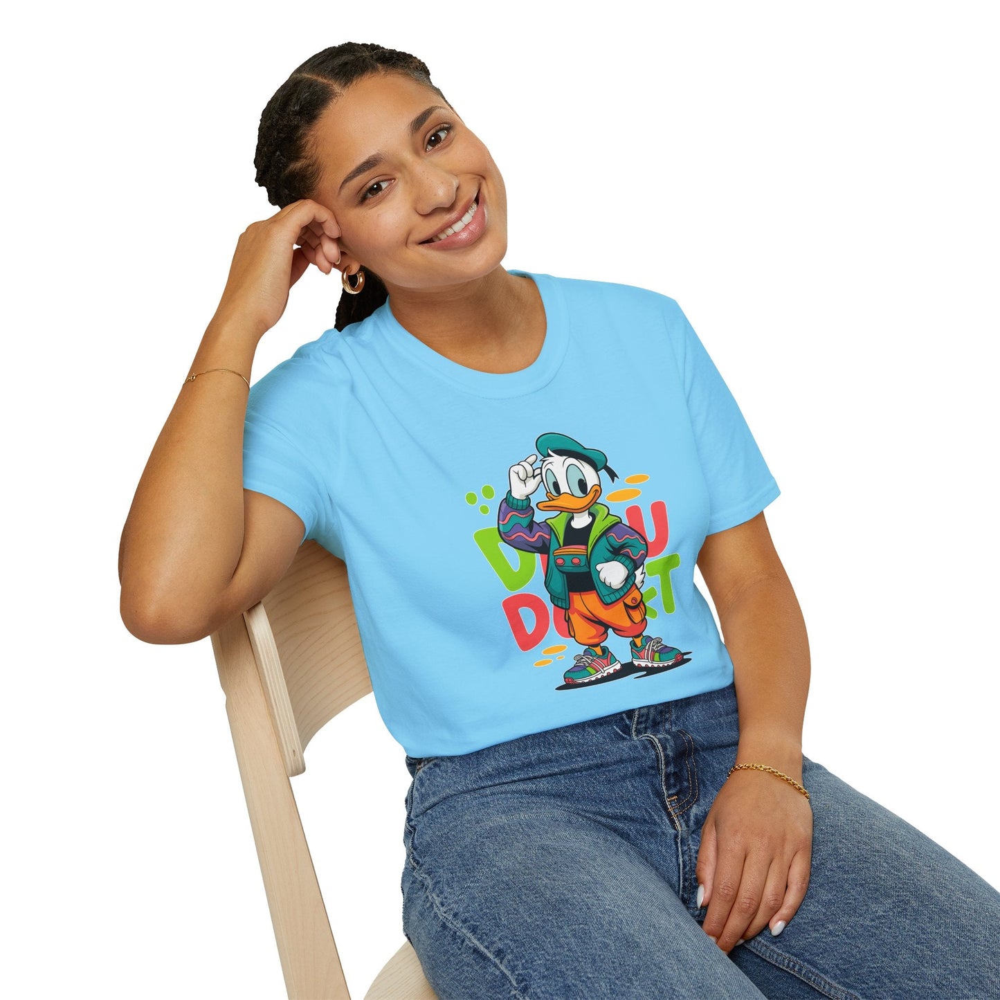 Gildan Softstyle Unisex Cartoon Animation T Shirt With Funny Animals Graphic Tee For Men Women