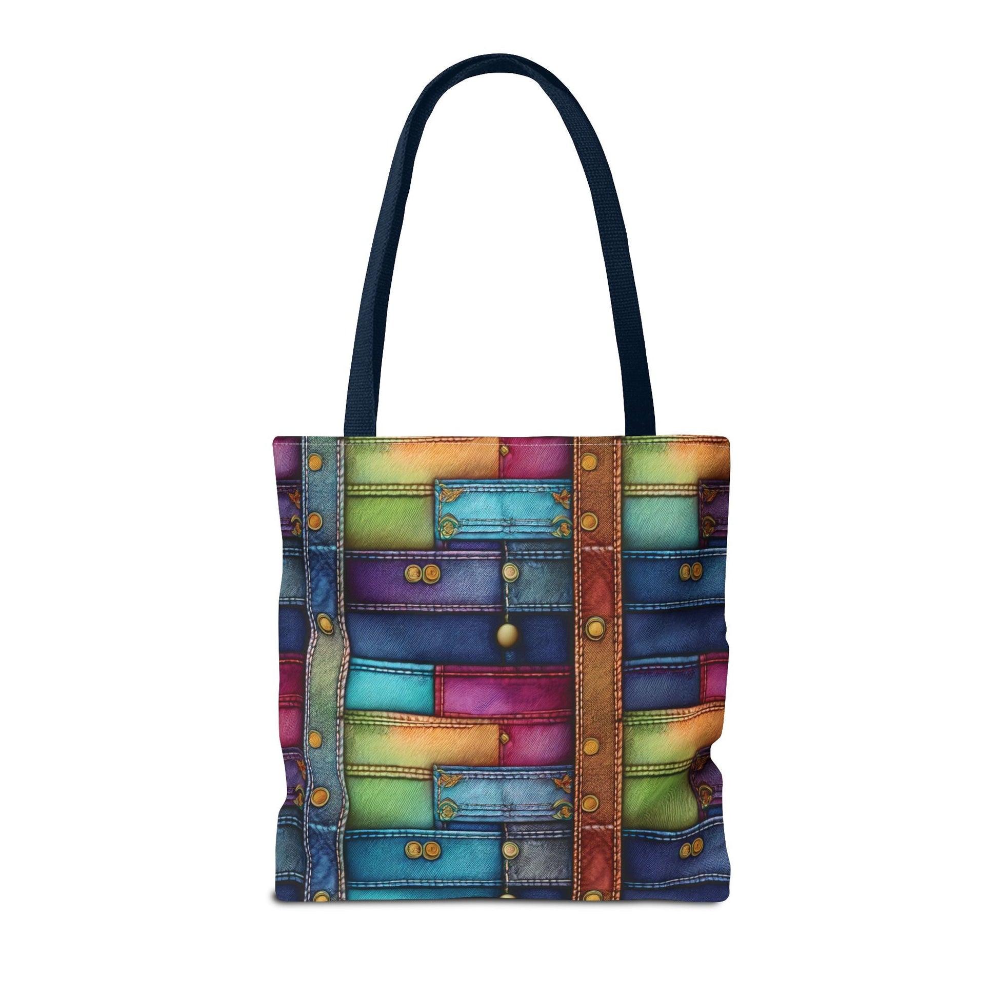 Denim Canvas Bag, Tote Bag Denim Printify