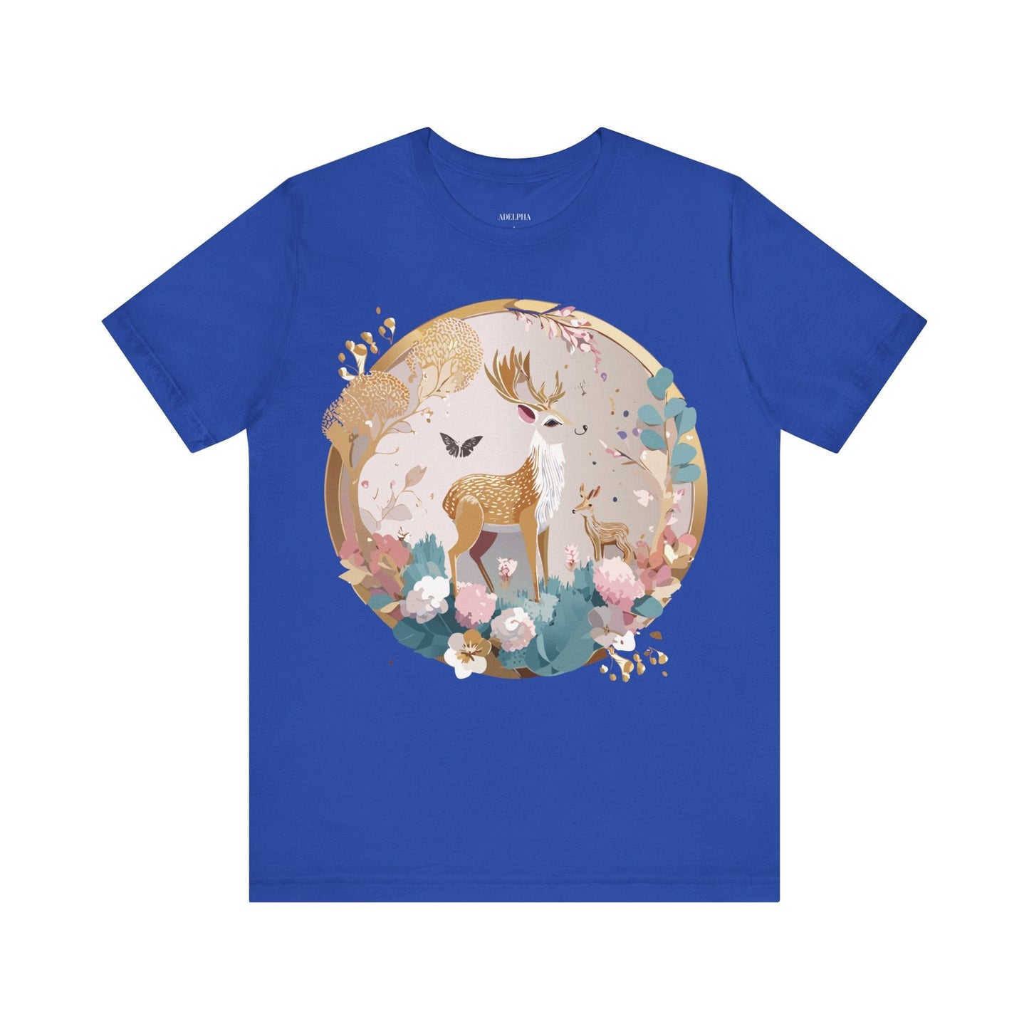 Medallion Graphic T Shirt Unisex Adelpha Vintage Inspired Artwork Short Sleeve Tee