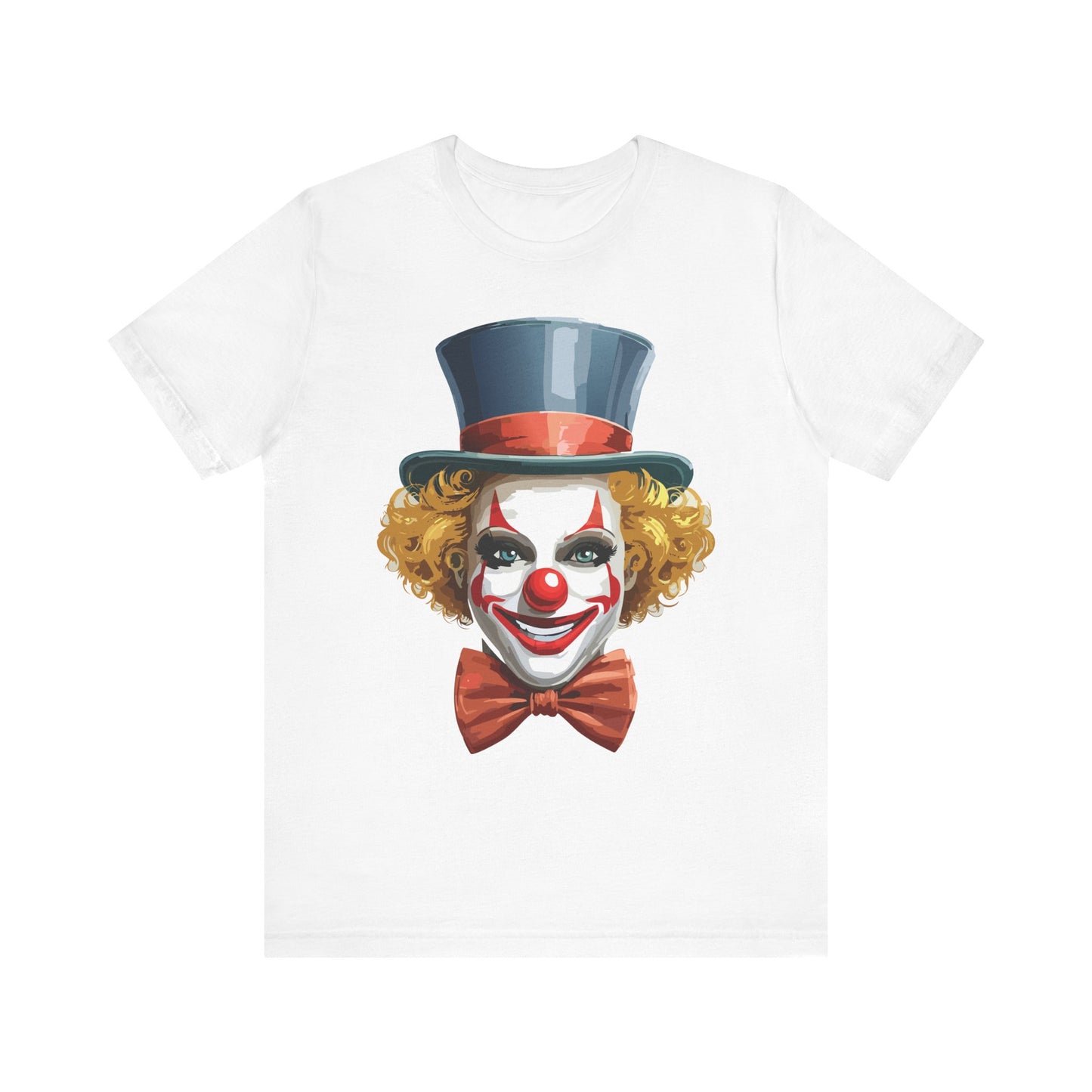 Clown Shirt, Funny Shirt, T-Shirt with Clown, Funny Art Design Tee, Circus Tees, Circus T-Shirt, Unisex Humor Wear 11