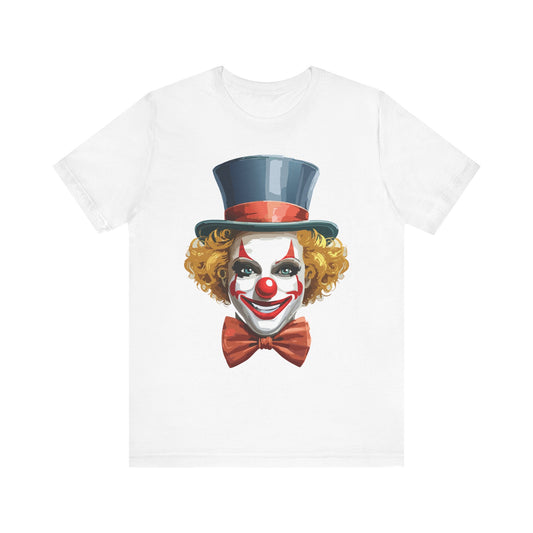 Clown Shirt, Funny Shirt, T-Shirt with Clown, Funny Art Design Tee, Circus Tees, Circus T-Shirt, Unisex Humor Wear 11