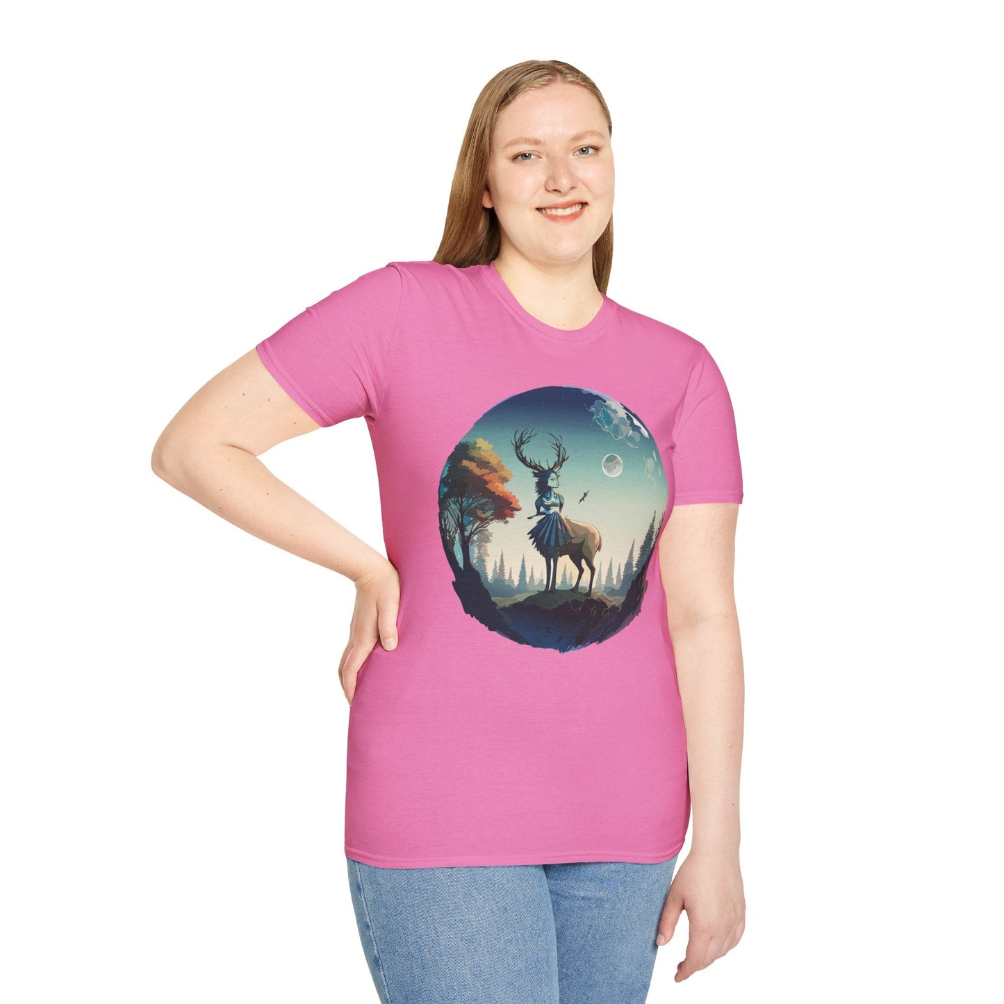 Womens Graphic T Shirts Art Design Tee Gildan Softstyle 64000 100 Percent Ring Spun Cotton Unisex