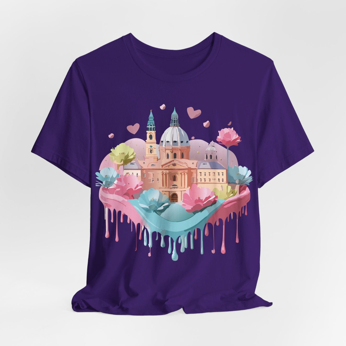 Prague Tourist Graphic Tee By Adelpha Unisex Vintage Inspired Art Shirt Original Artwork