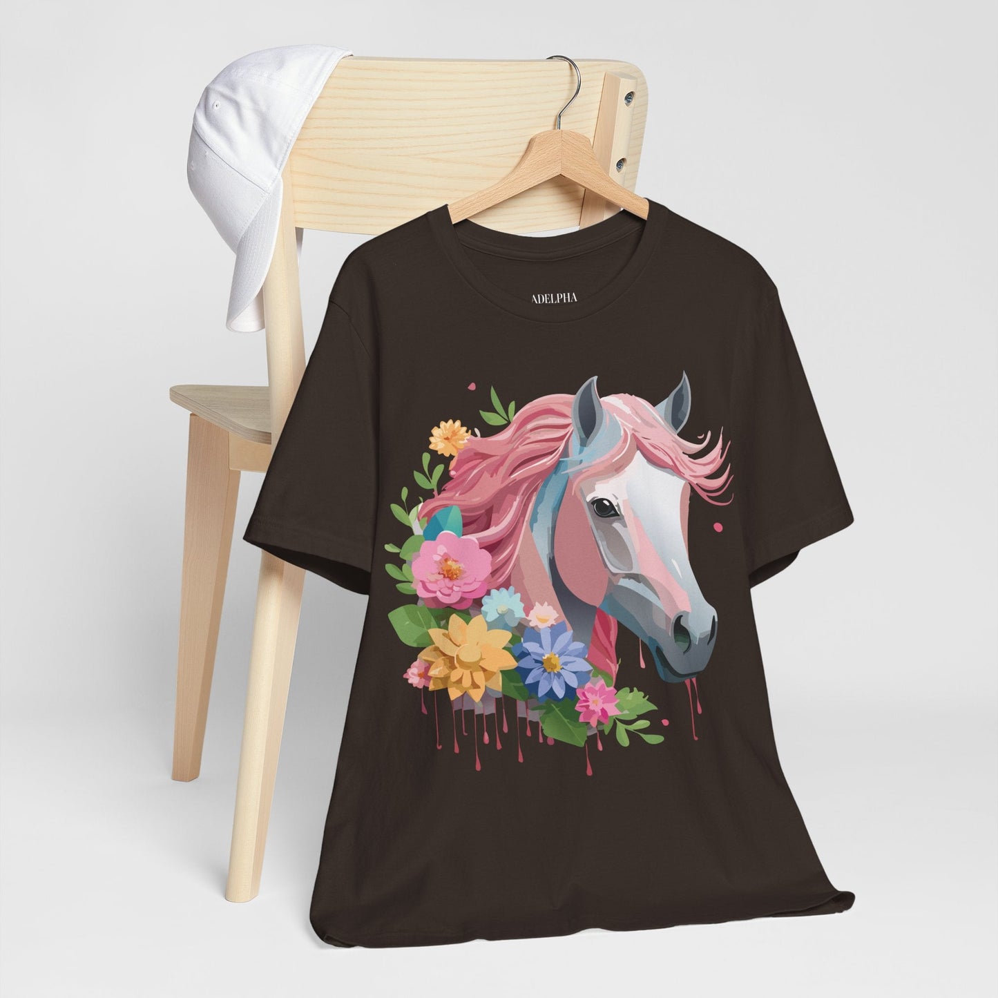 Horse Graphic Unisex 100 Cotton Vintage Animal Art T-Shirt 1