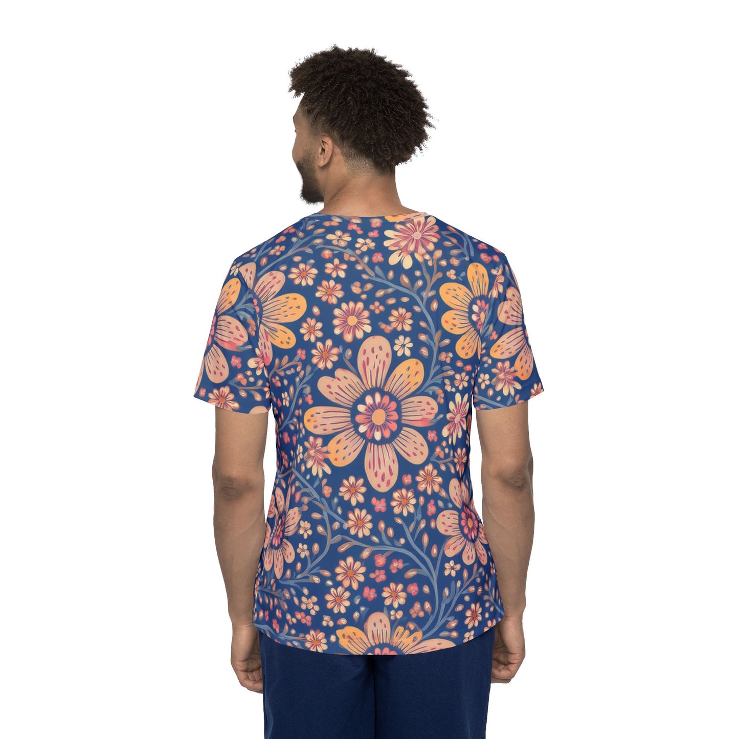 Unisex Floral Shirt, Floral Tee Shirt, Floral T-Shirt, T Shirt with Flowers 5