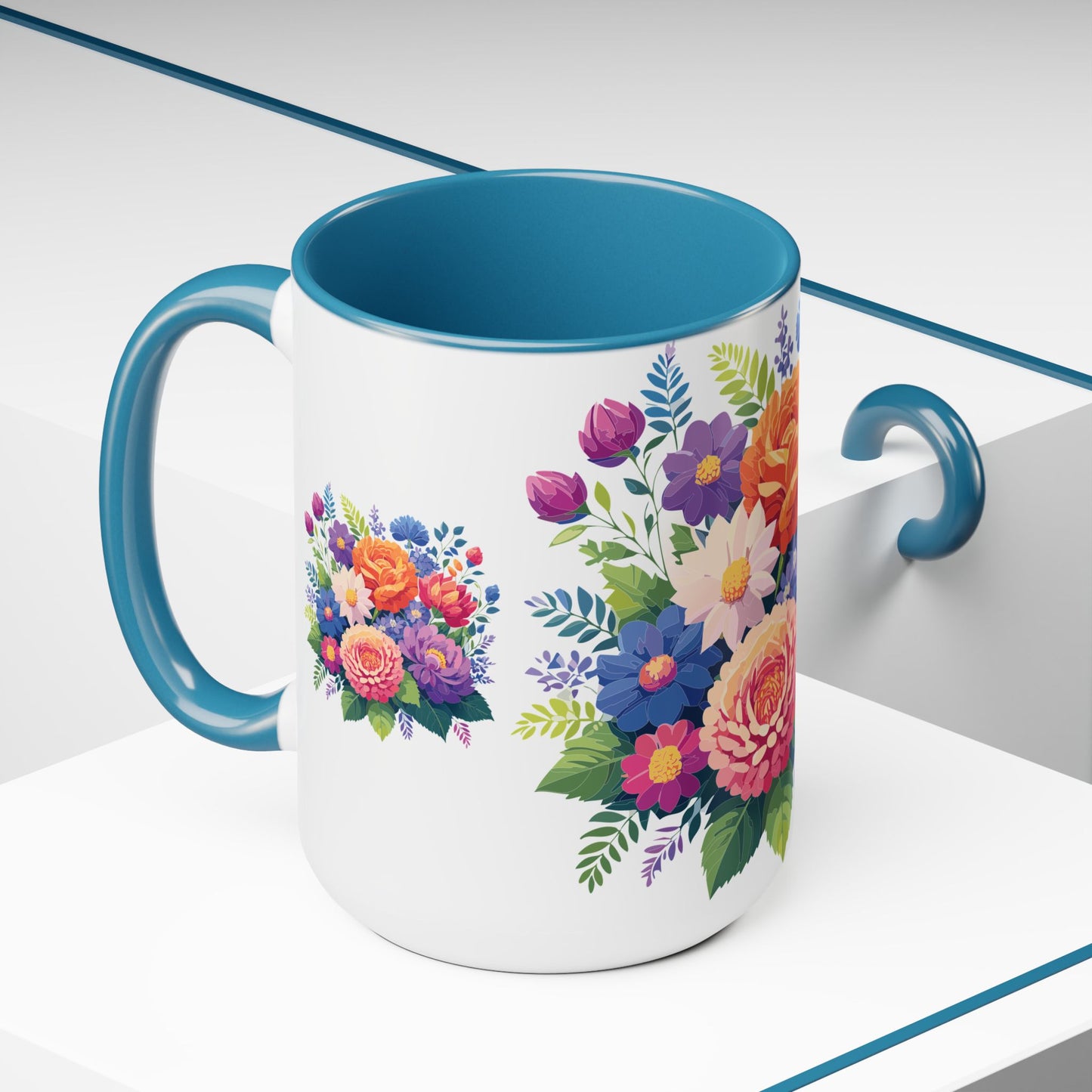 Floral Mug, Floral Cup