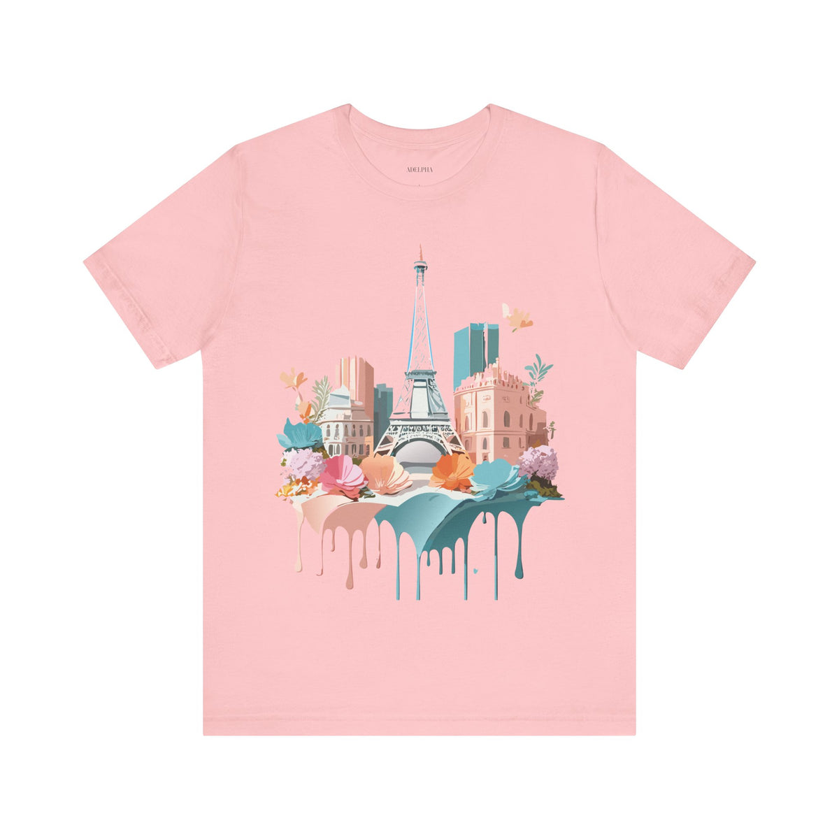 Unisex Cotton Bella+Canvas Tee with Paris