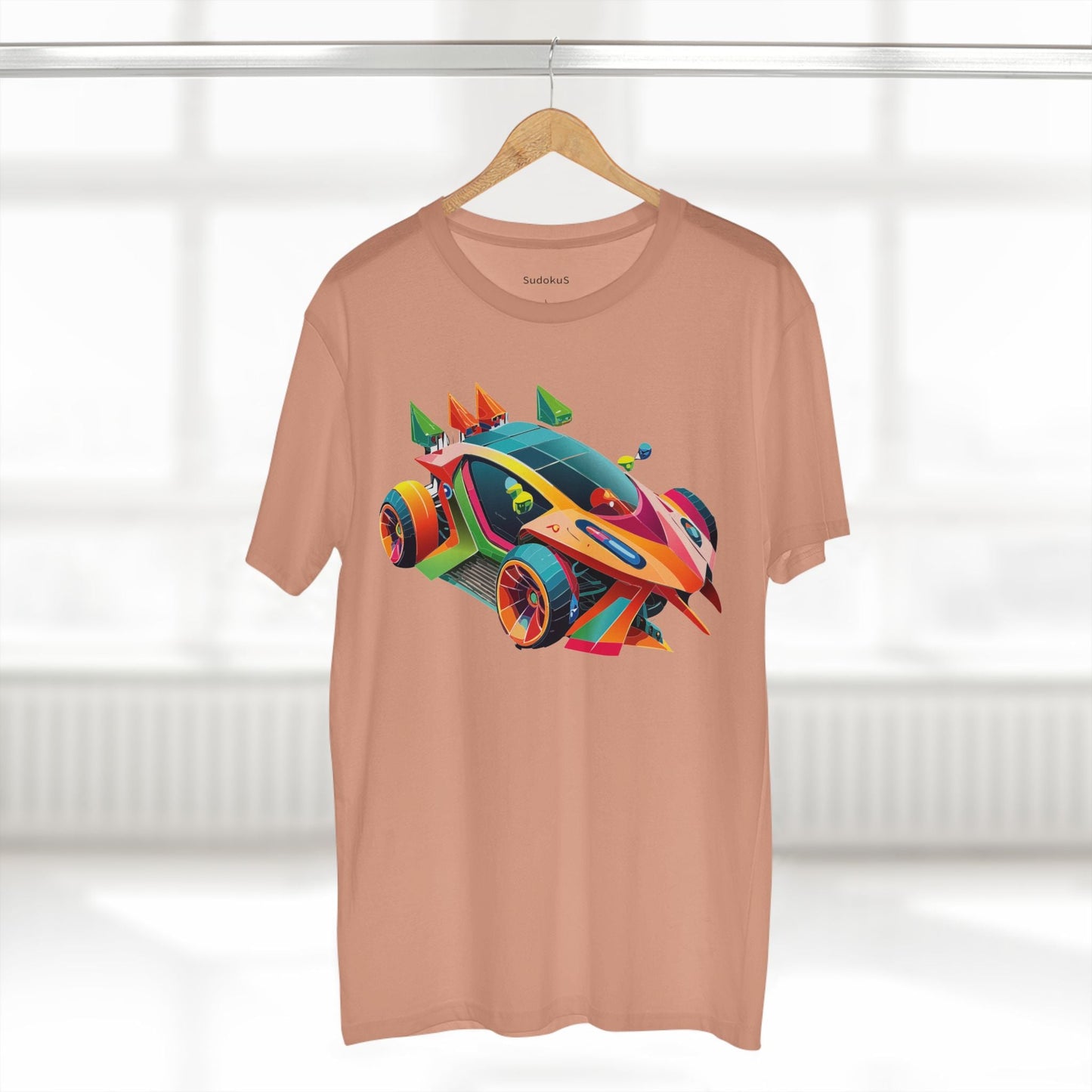 Car Graphic Unisex 100 Cotton Staple Tee 25
