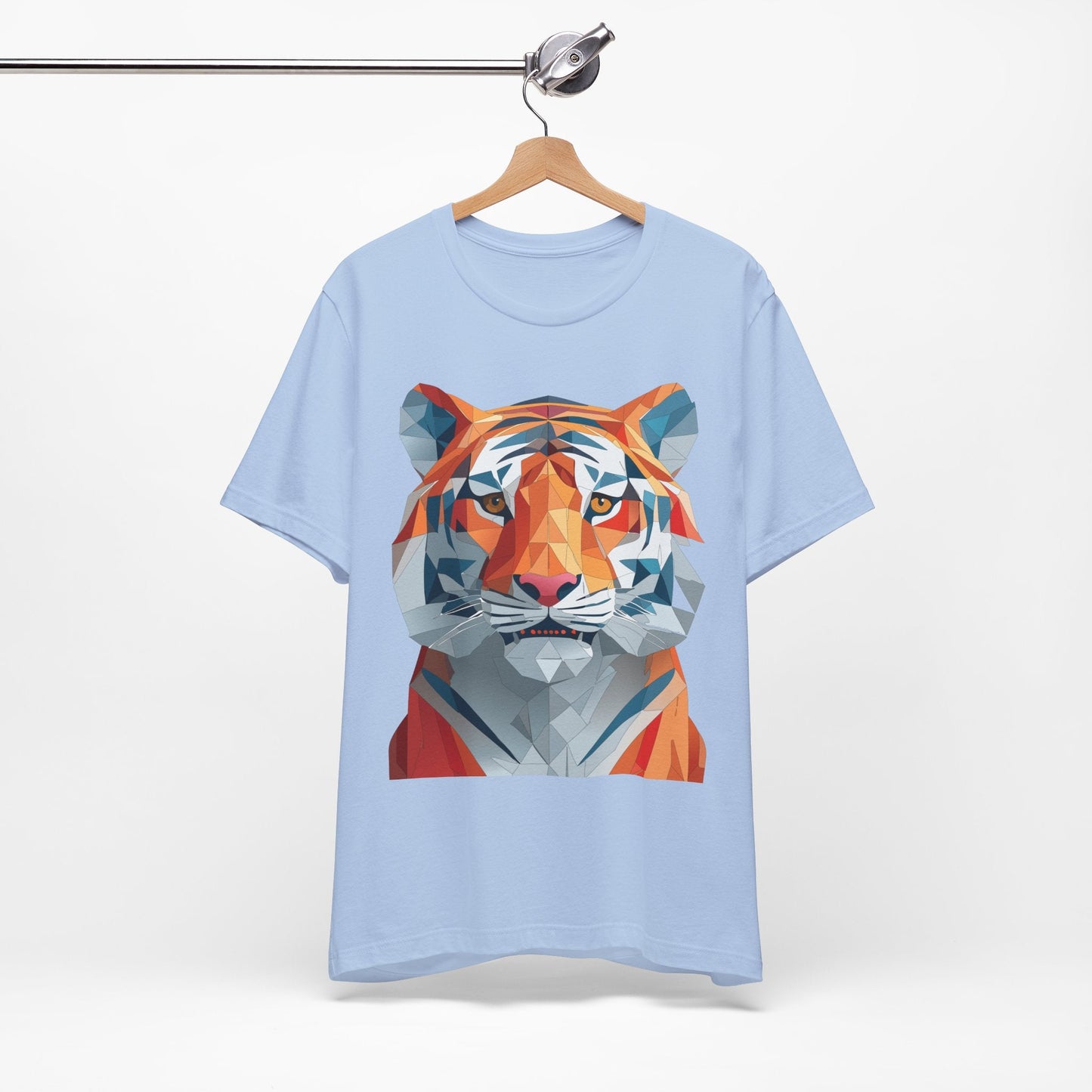 Unisex Animal Shirt With Art Design And Wildlife Theme Short Sleeve Tee For Everyday Wear