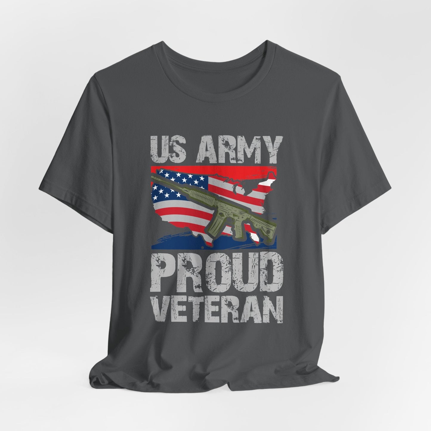 Army Veteran Patriotic Graphic Design Unisex Cotton T-Shirt v21