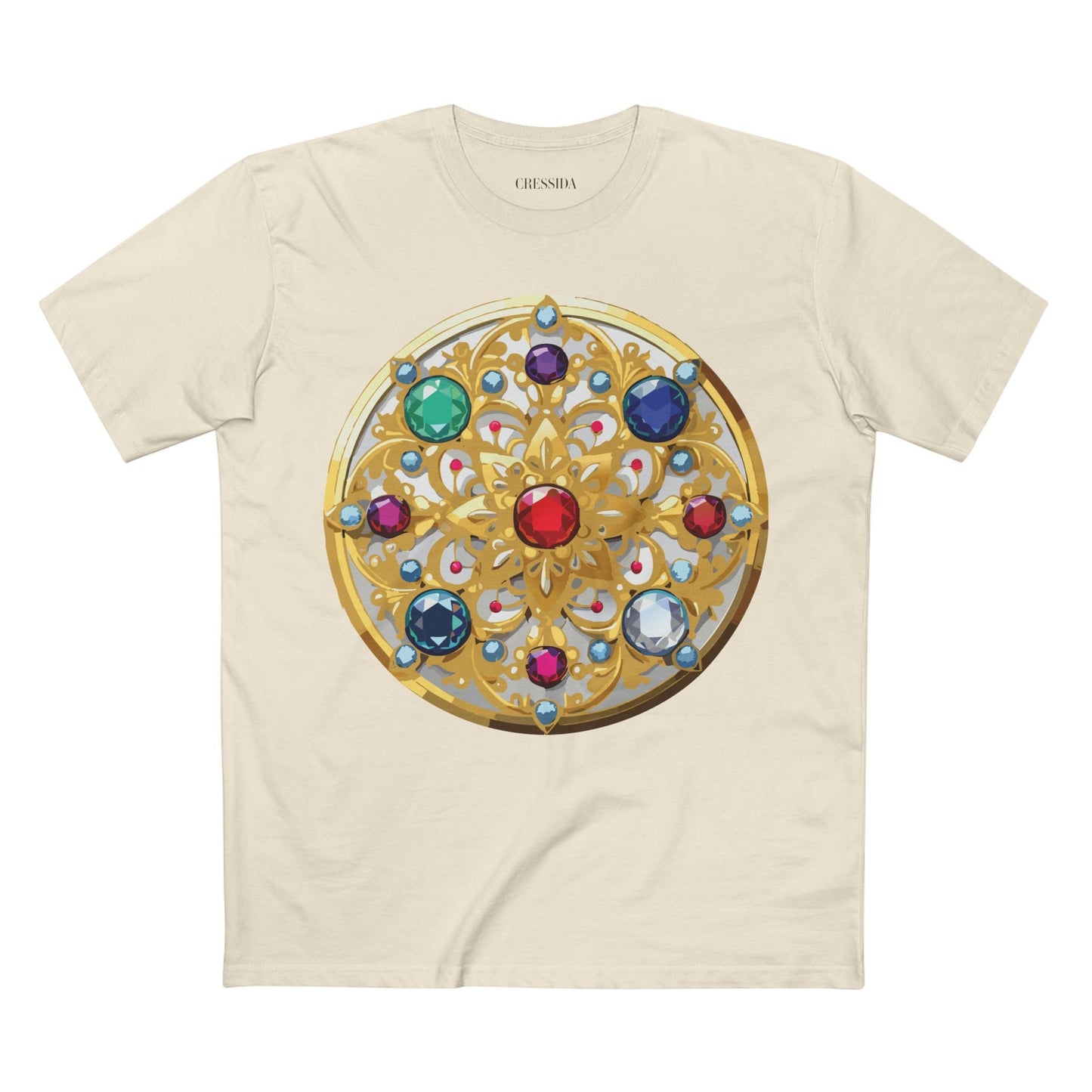 Medallion Graphic T-Shirt Unisex 100 Cotton With Gold Art Design Medal Tee 6