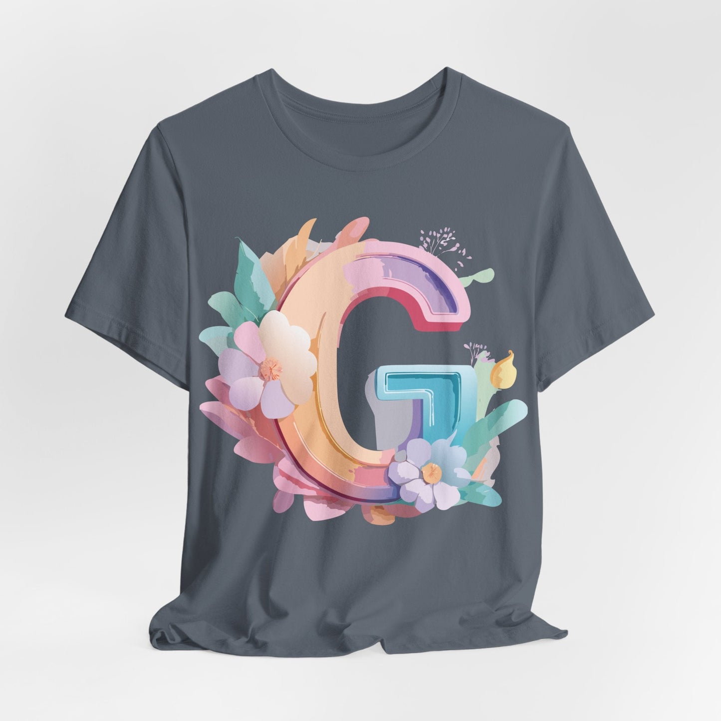 Letter G Shirt Unisex Graphic Tee by Adelpha Vintage Inspired Artwork for Everyday Style