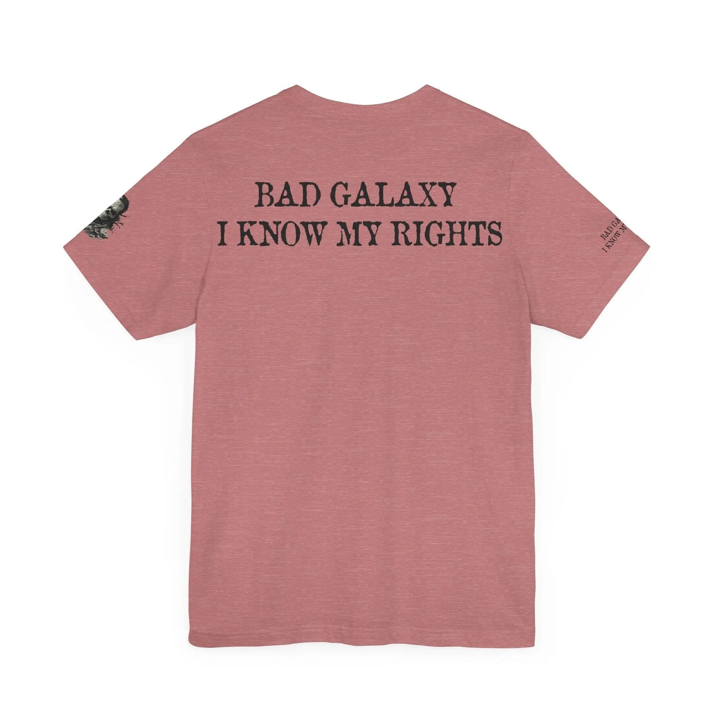 Skull T Shirt From Bad Galaxy Made To Order Cotton Tee With Eco Friendly Inks USA