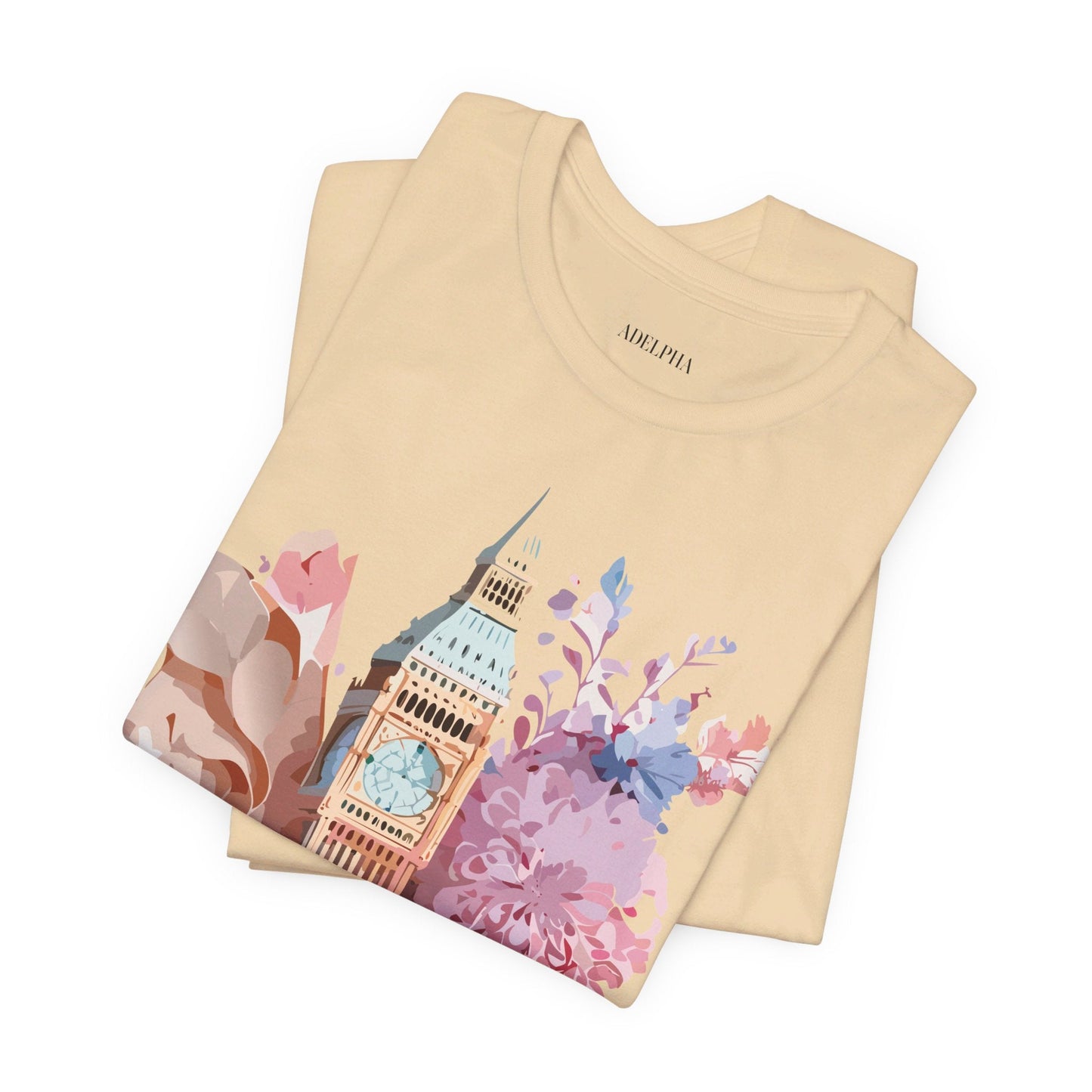 London Tourist Shirt Graphic Tee Unisex Jersey Short Sleeve Adelpha Vintage Inspired Artwork