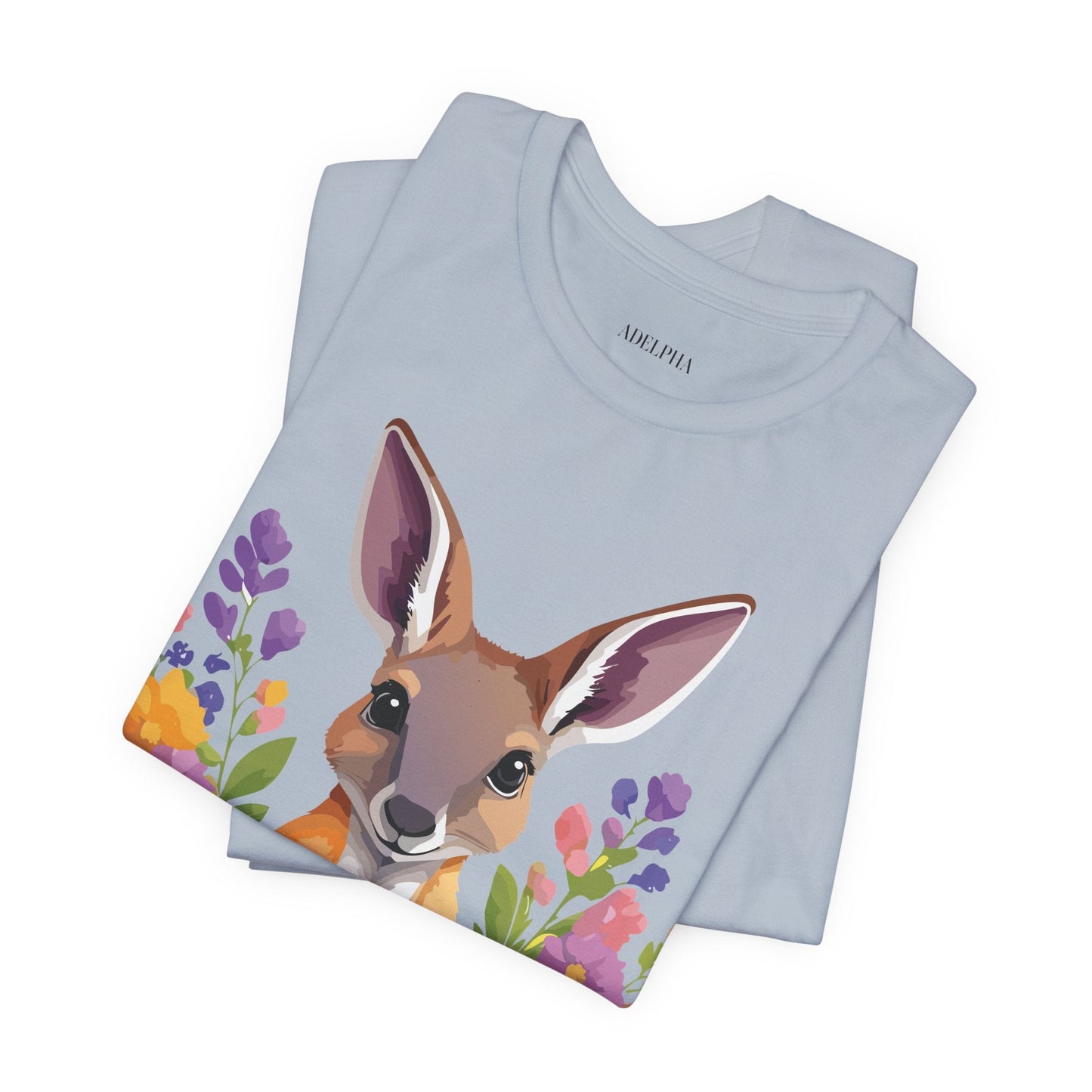 Kangaroo Graphic Unisex 100 Cotton Vintage Animal Artwork Tee 2