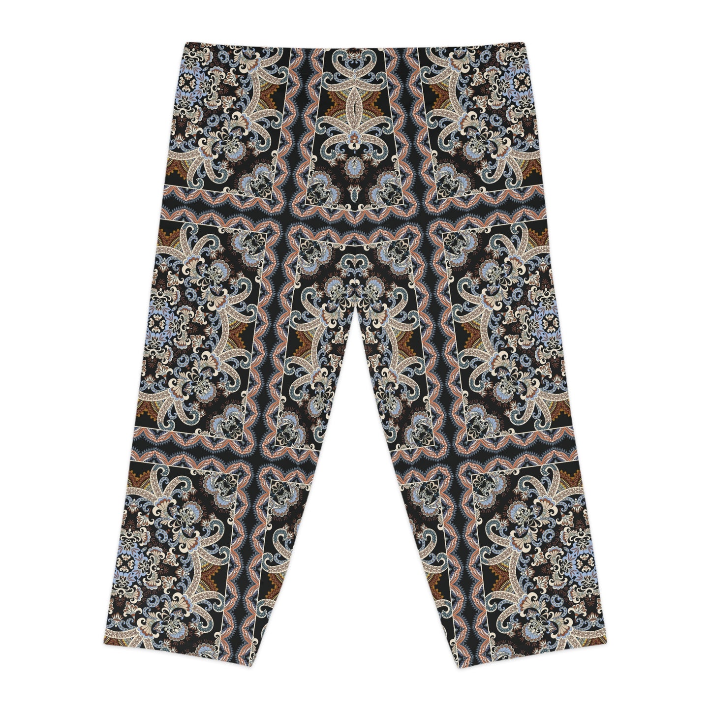 Capri leggings with traditional print